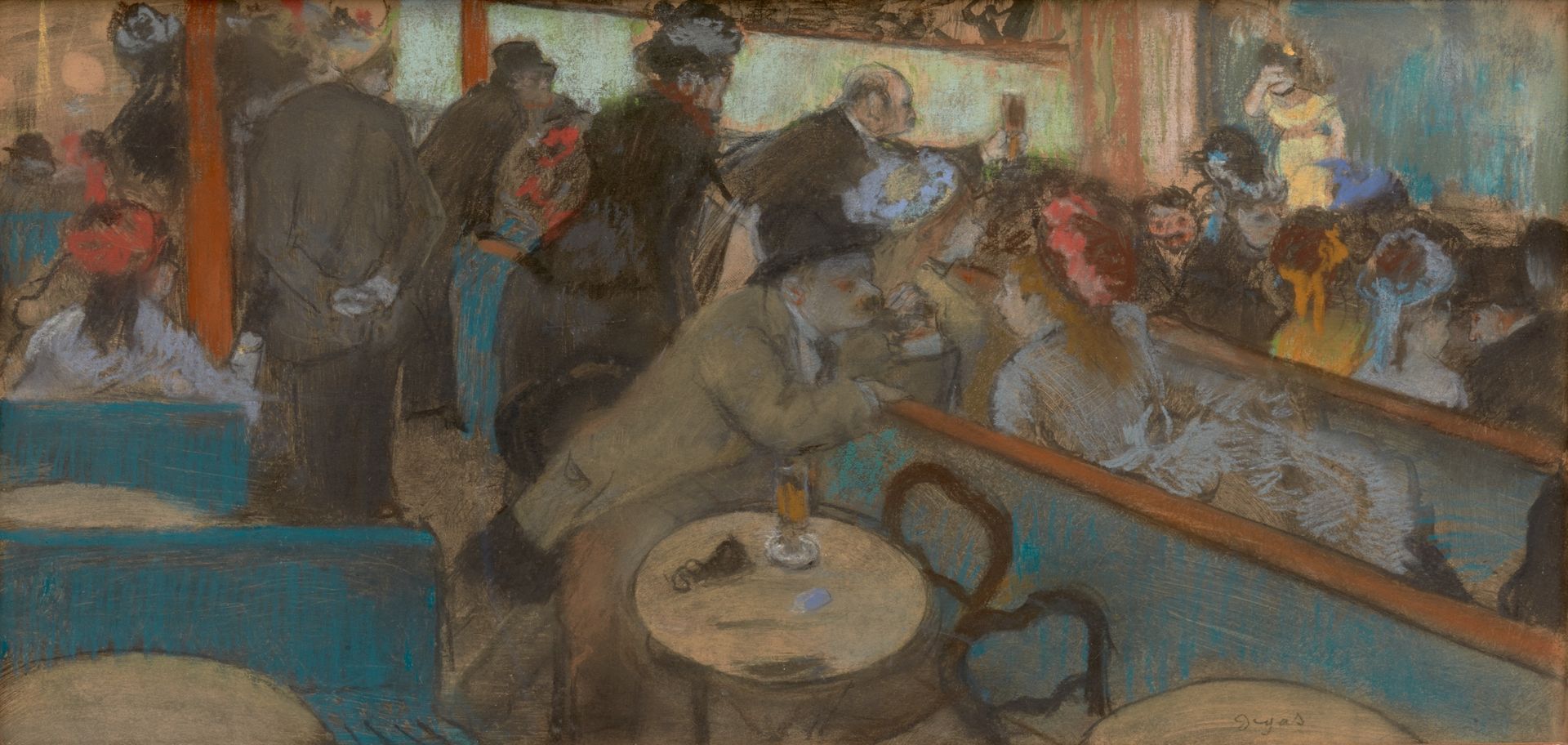 Café-Concert (The Spectators) by Edgar Degas
