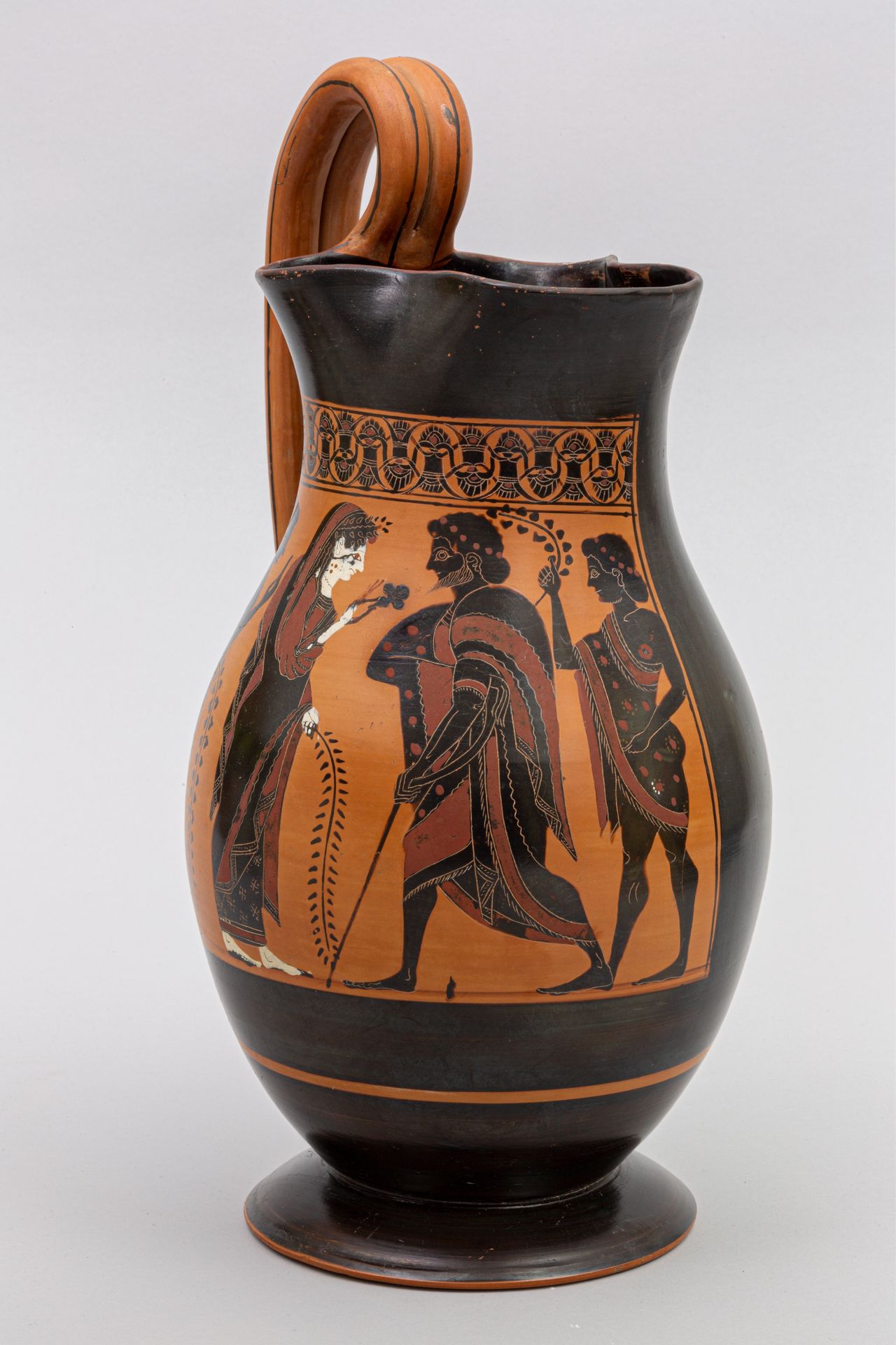 Terracotta olpe (jug) by Anonymous
