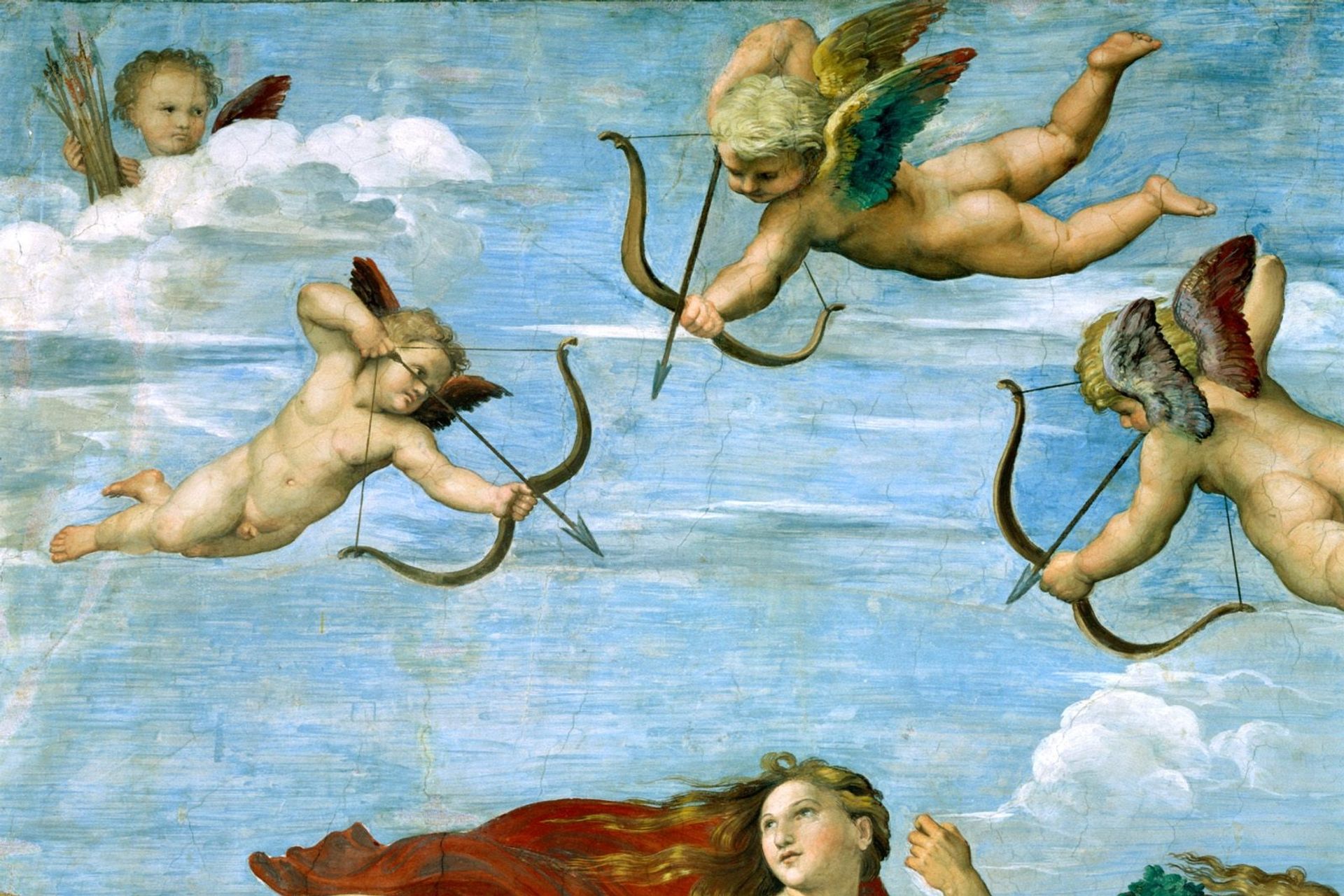 The Triumph of Galatea (detail) by Raphael