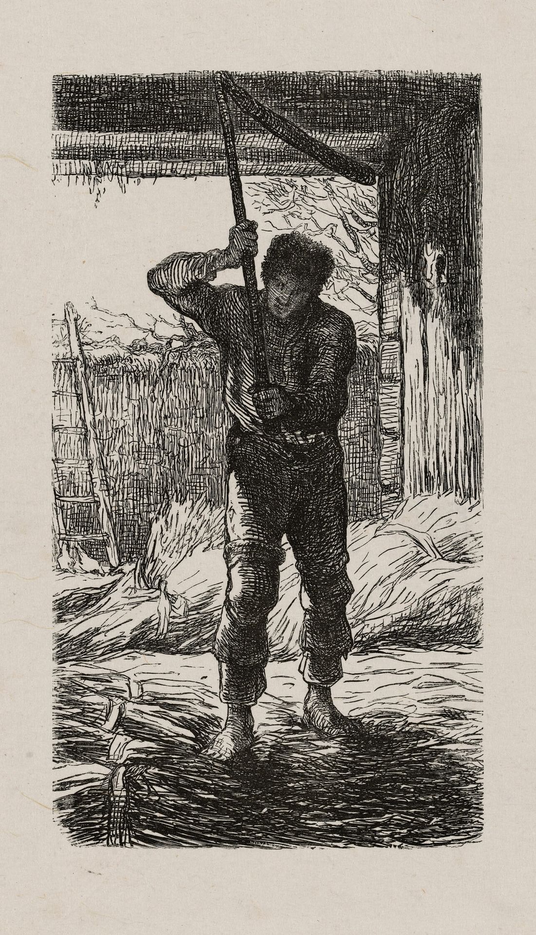 Thresher by Jacques-Adrien Lavieille