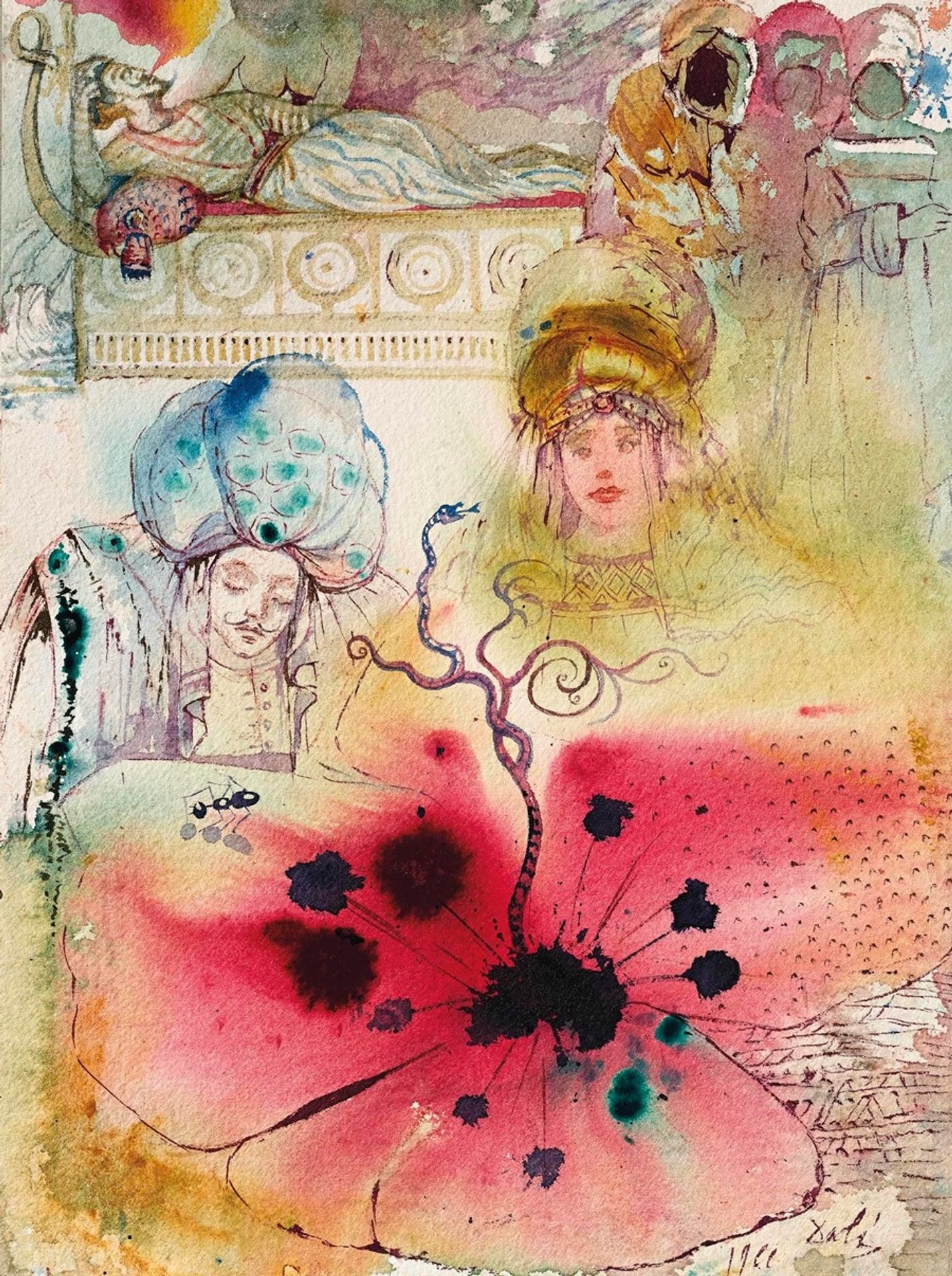 Fourmis et opium by Salvador Dalí
