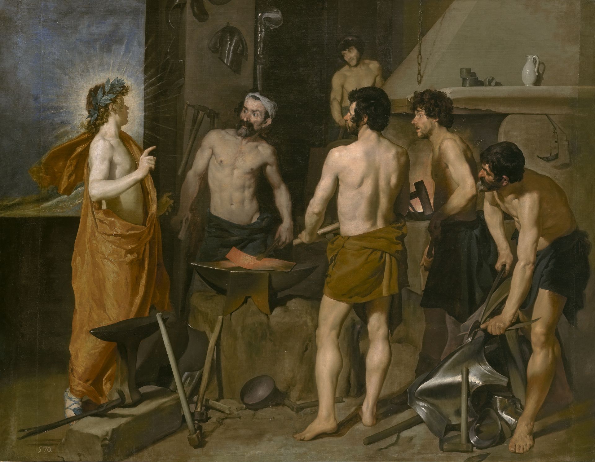 The Forge of Vulcan by Diego Velázquez