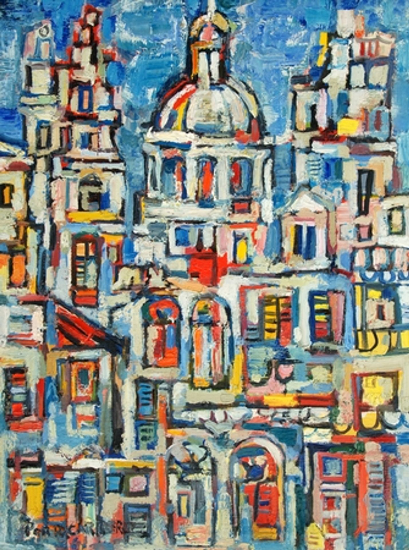 Landscape of Havana by Rene Portocarrero