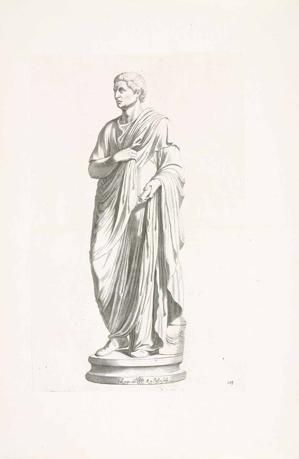Standbeeld van een consul by Reinier van Persijn