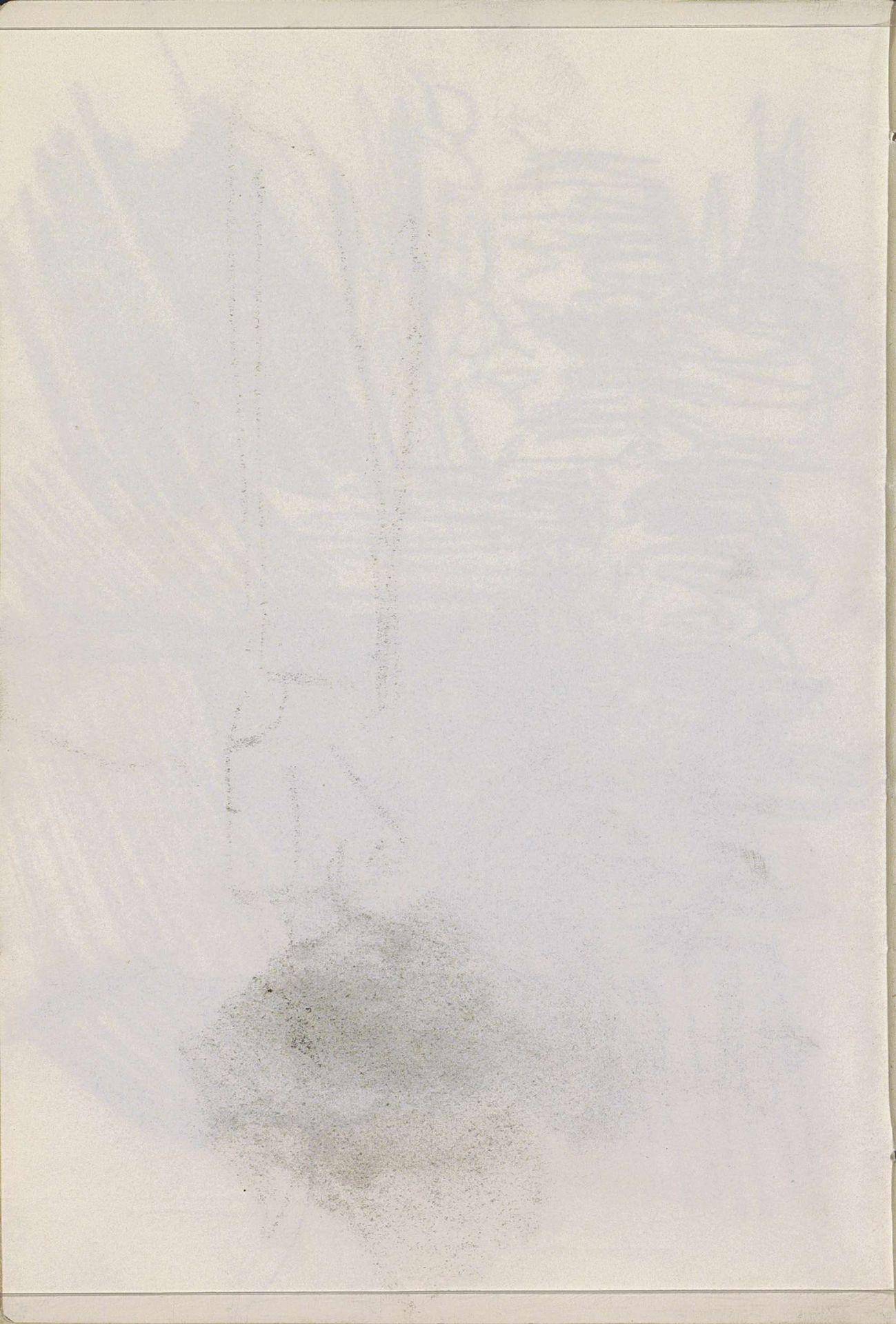 Abklatsch van de krijttekening op blad 3 recto by Isaac Israels