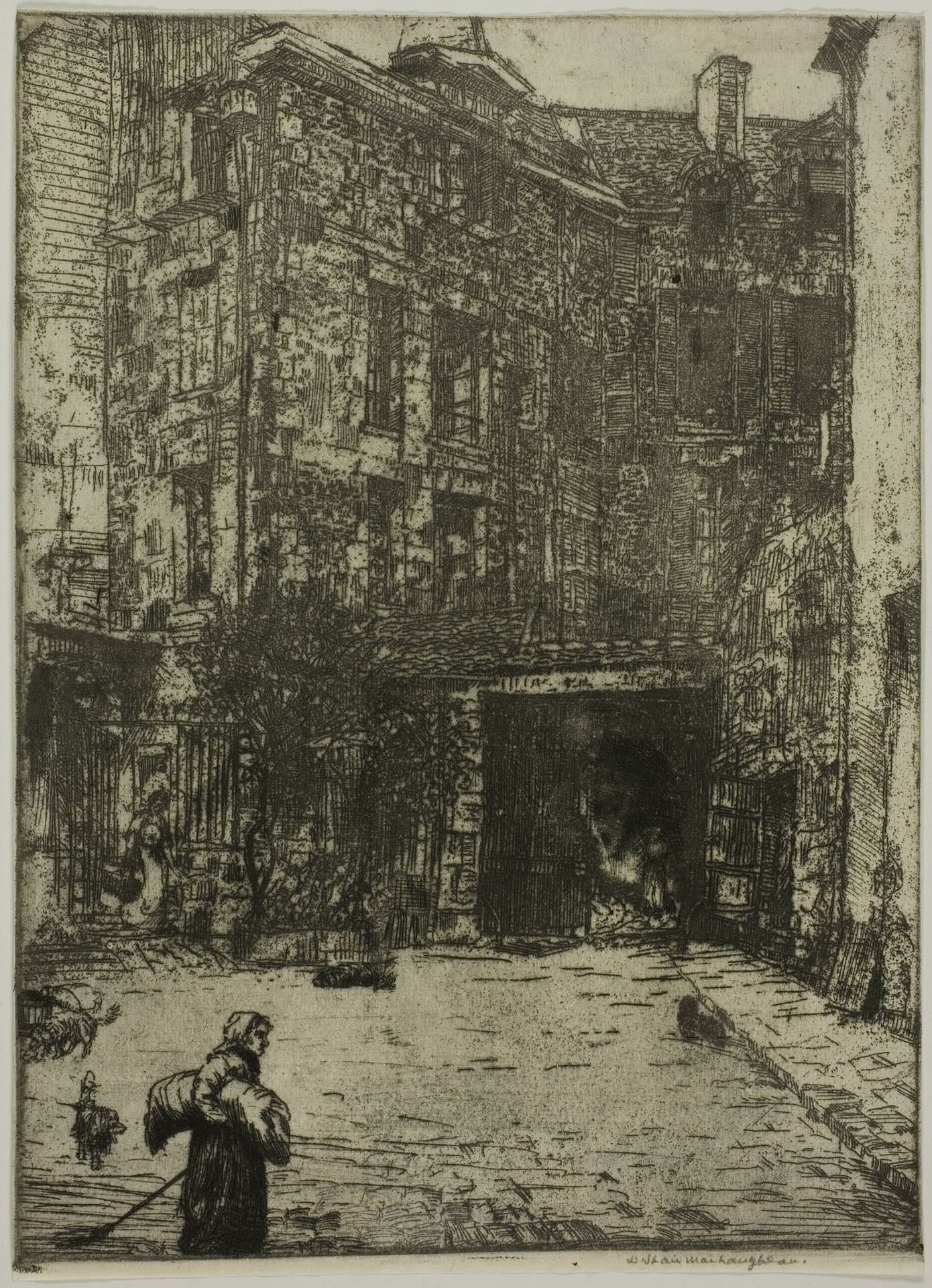 Cour de Commerce, Paris by Donald Shaw MacLaughlan