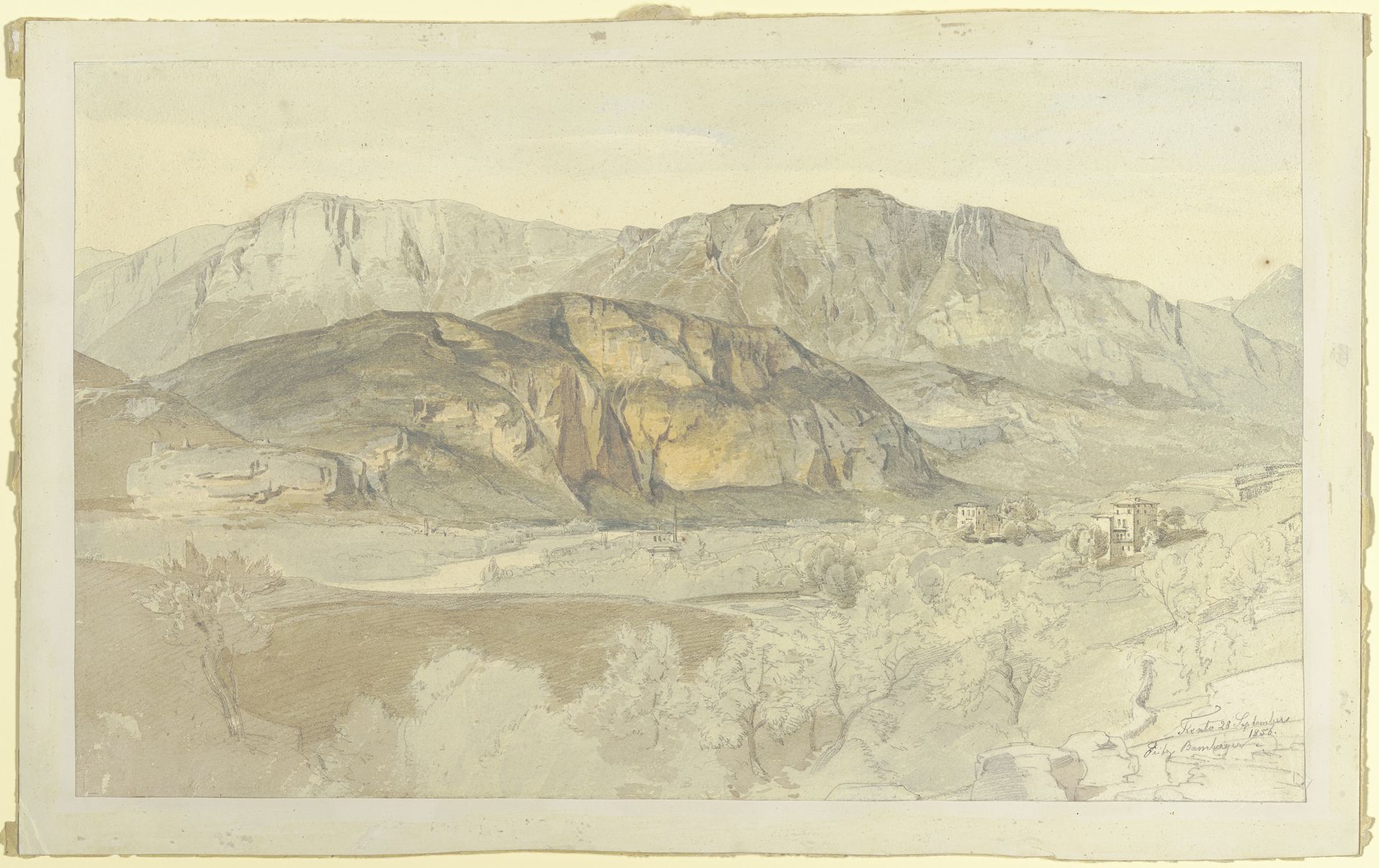 Surroundings of Trient by Fritz Bamberger