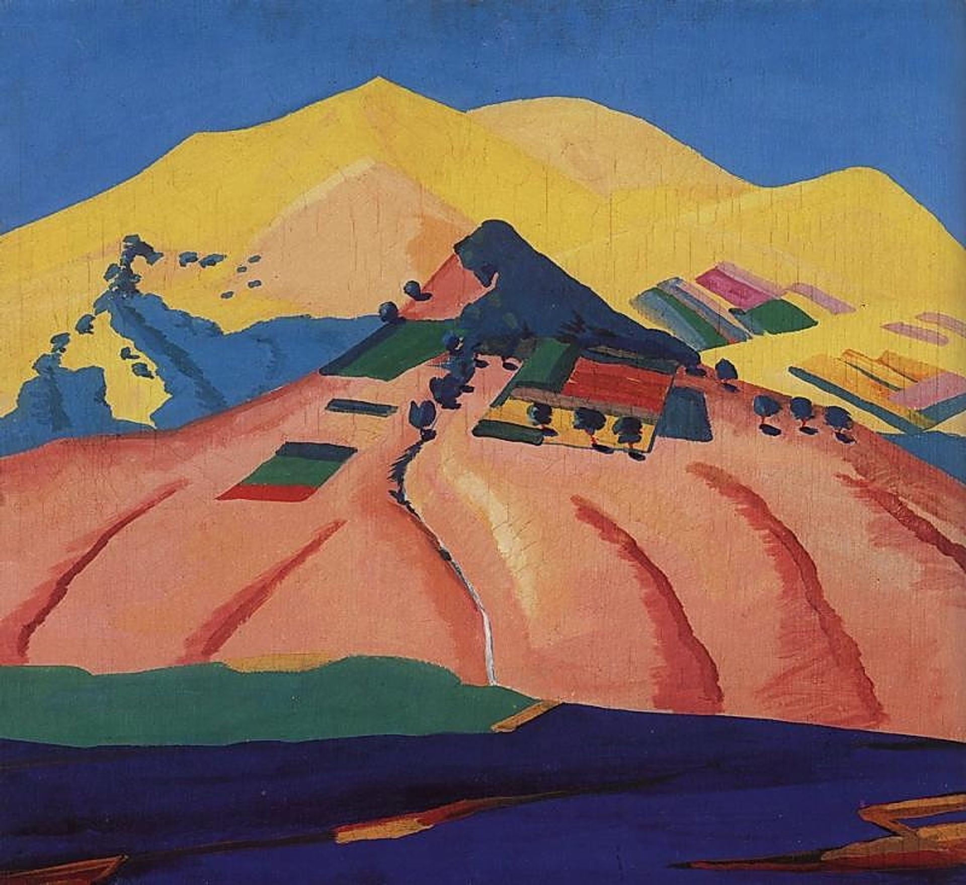 Sunny landscape by Martiros Sarian