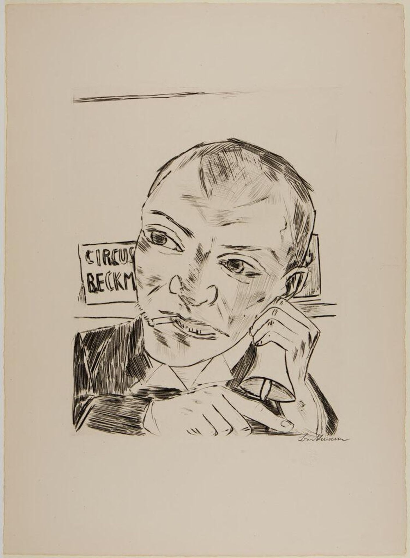 The Town Crier by Max Beckmann