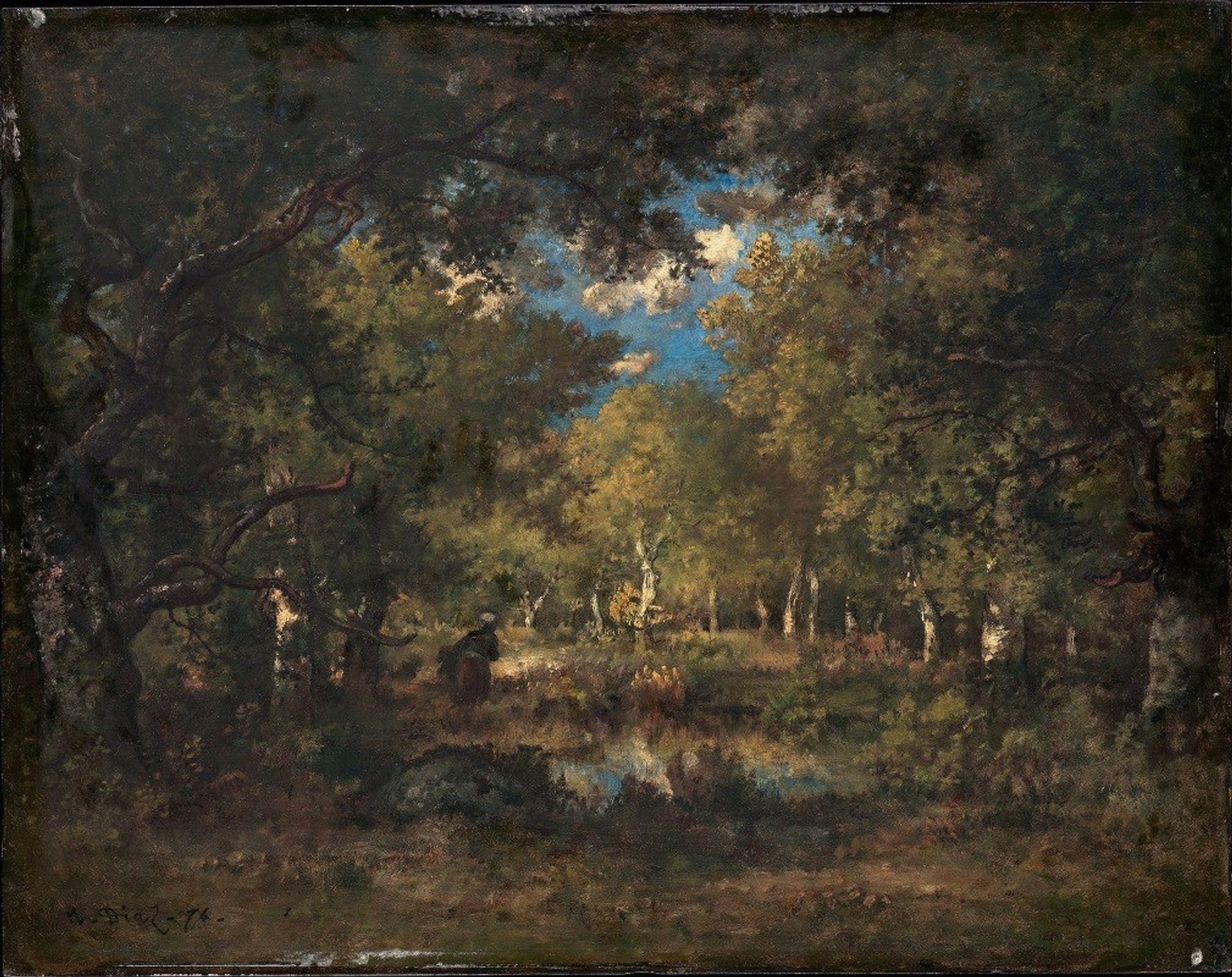 The Forest of Fontainebleau by Narcisse-Virgilio Diaz