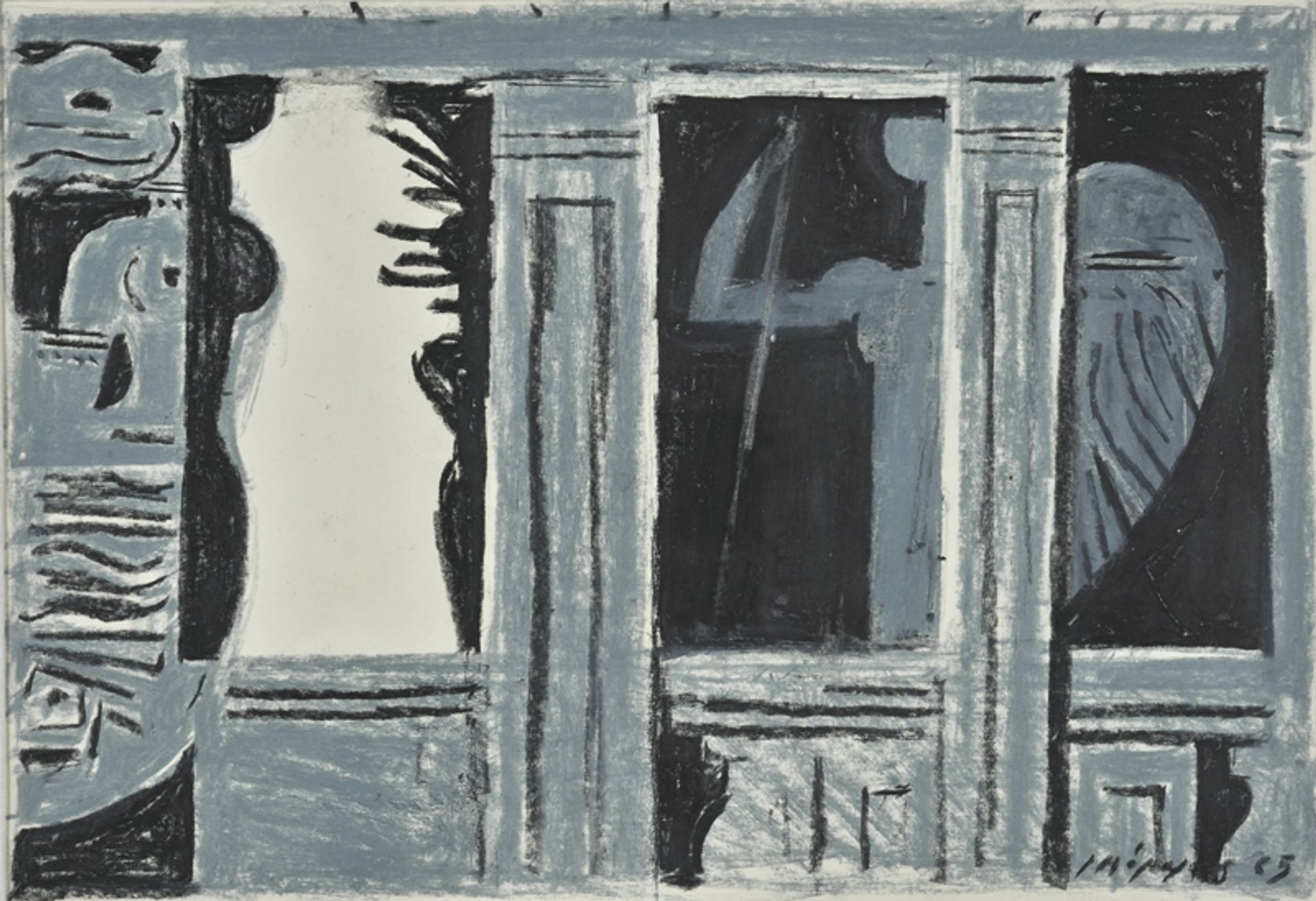 10 colored drawings for the poems of George Seferis by Yiannis Moralis