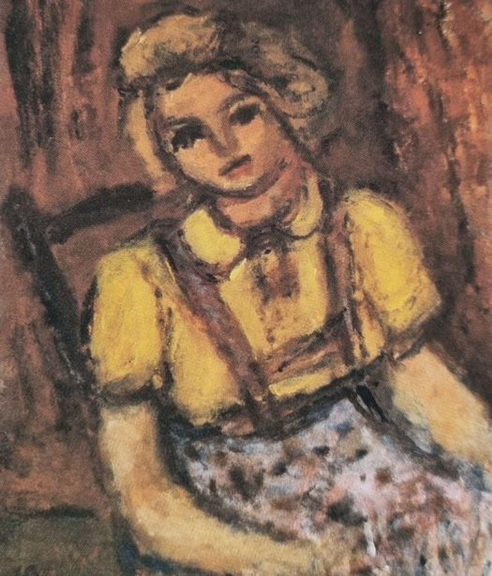 Czóbel Béla Sárga Blúzos Lány 1945 by Bela Czobel
