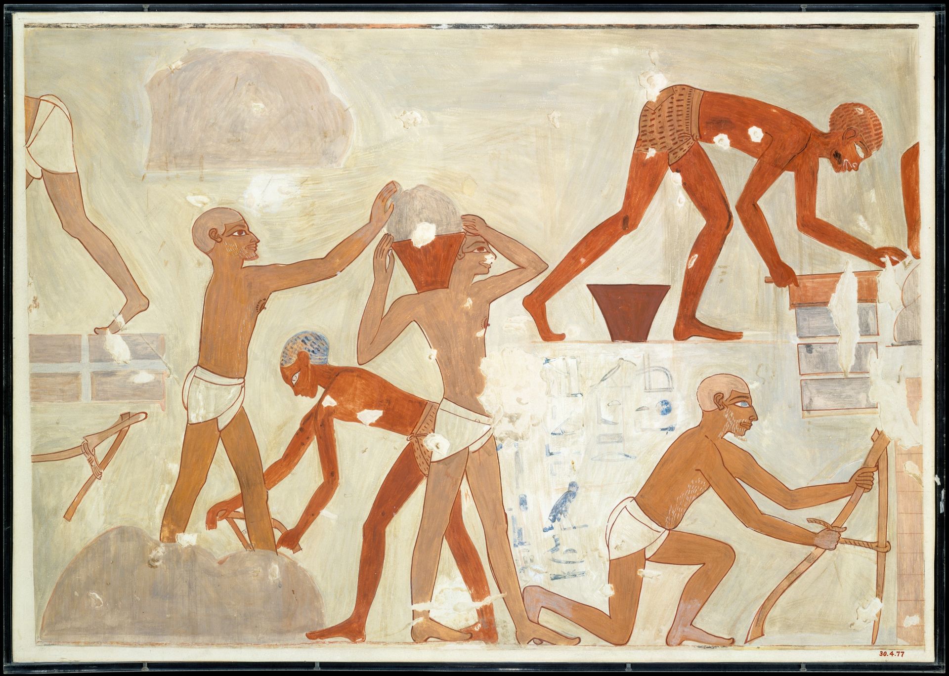 Brickmakers, Tomb of Rekhmire by Nina de Garis Davies