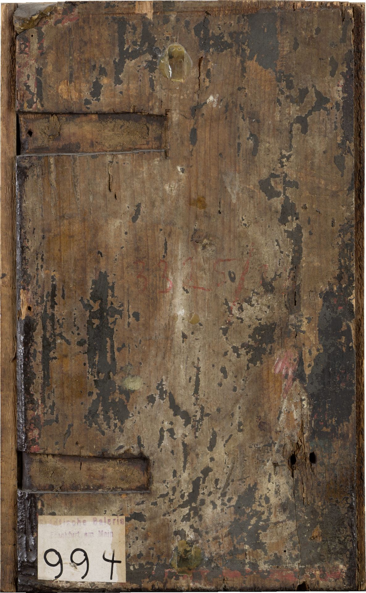 Angle of the Annunciation (fragment, utterly destroyed) by Anonymous