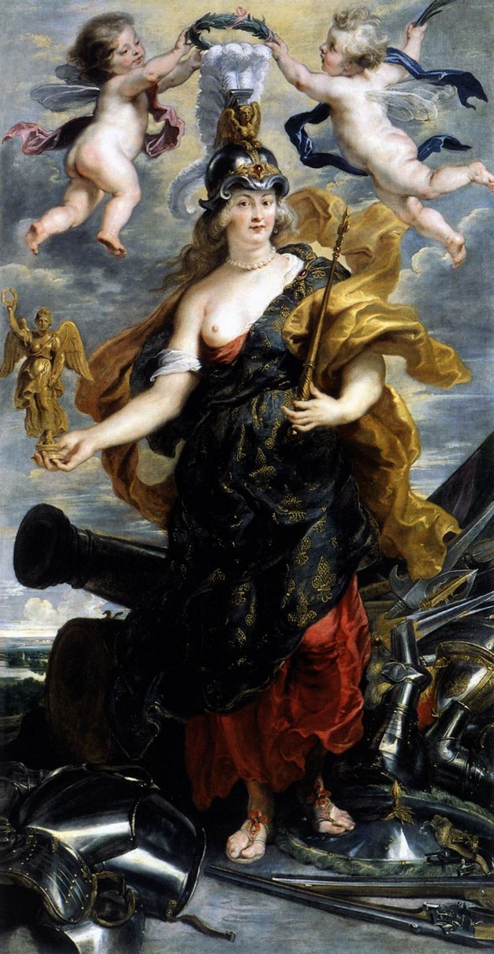 22. Marie de Medici as Bellona by Peter Paul Rubens