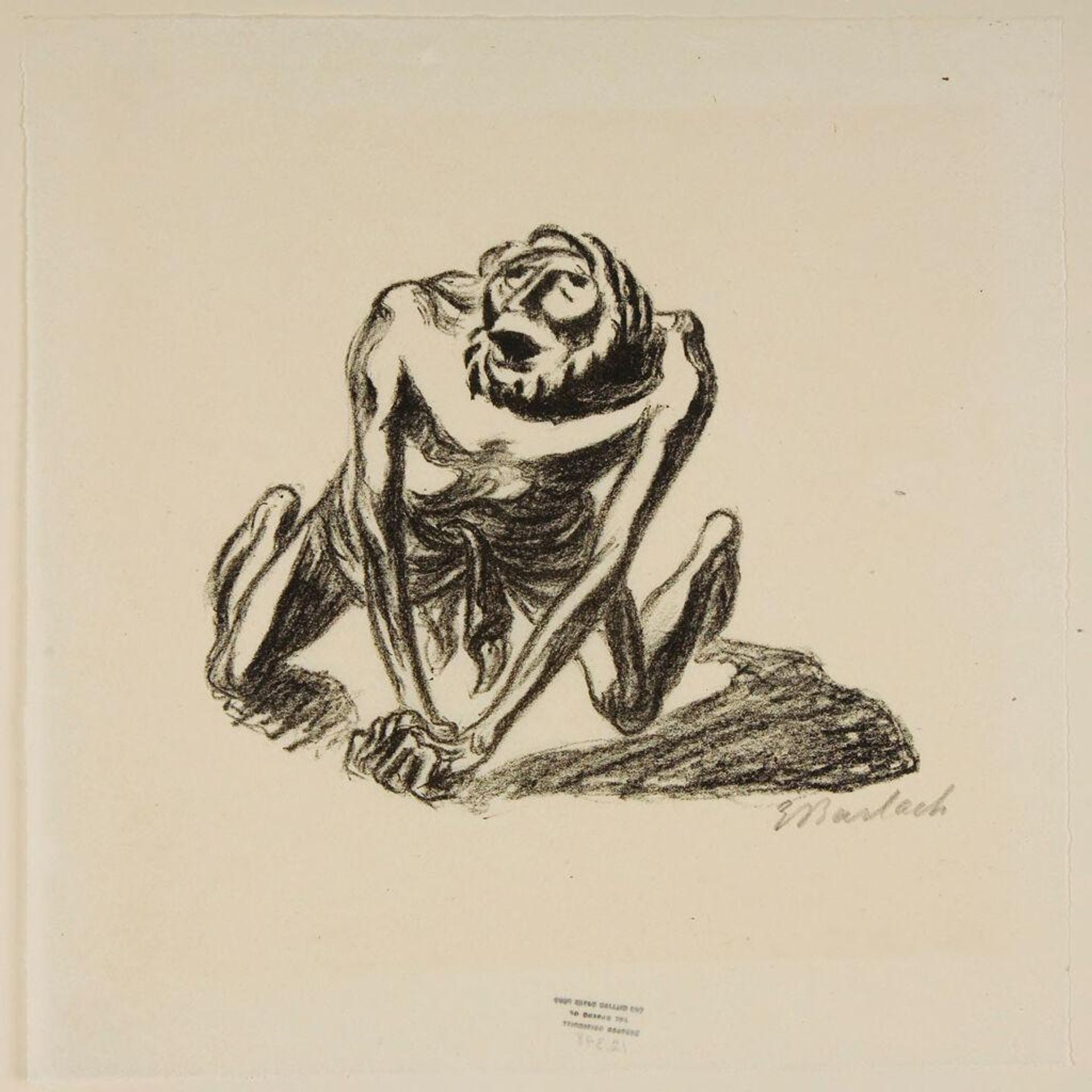Pariah: The Pariah's Prayer by Ernst Barlach