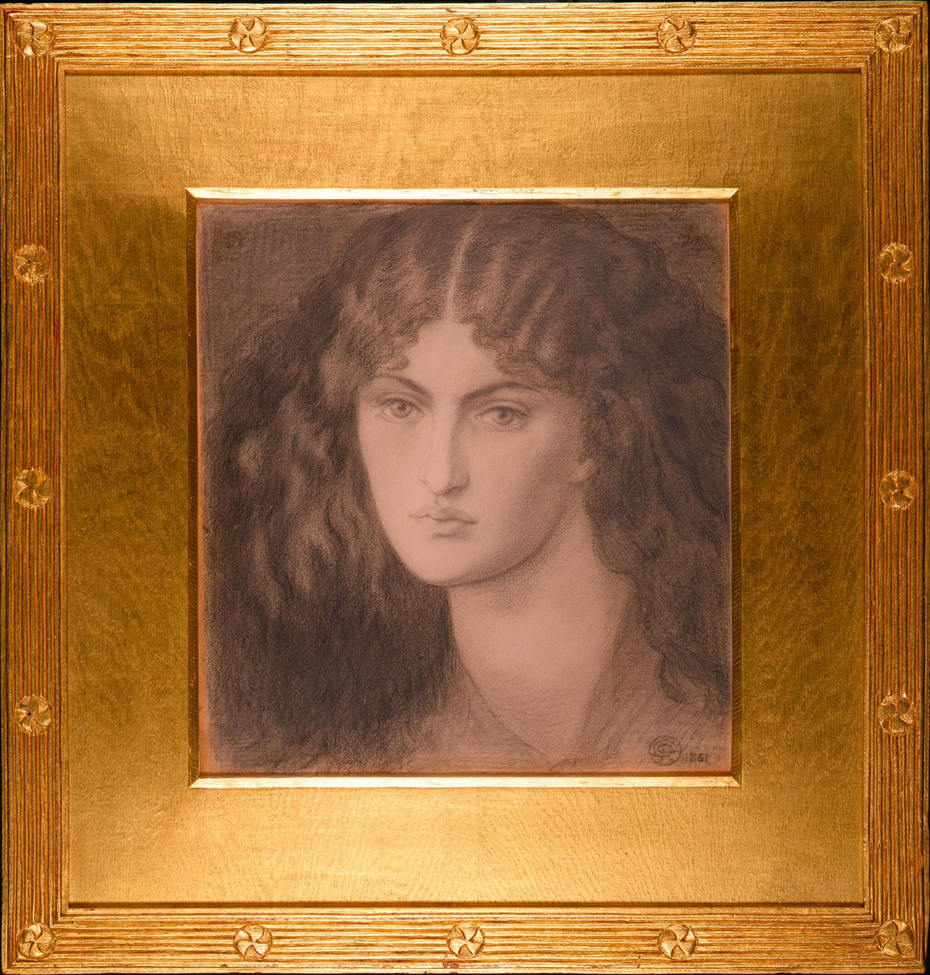 Portrait Head of Jane Morris by Dante Gabriel Rossetti