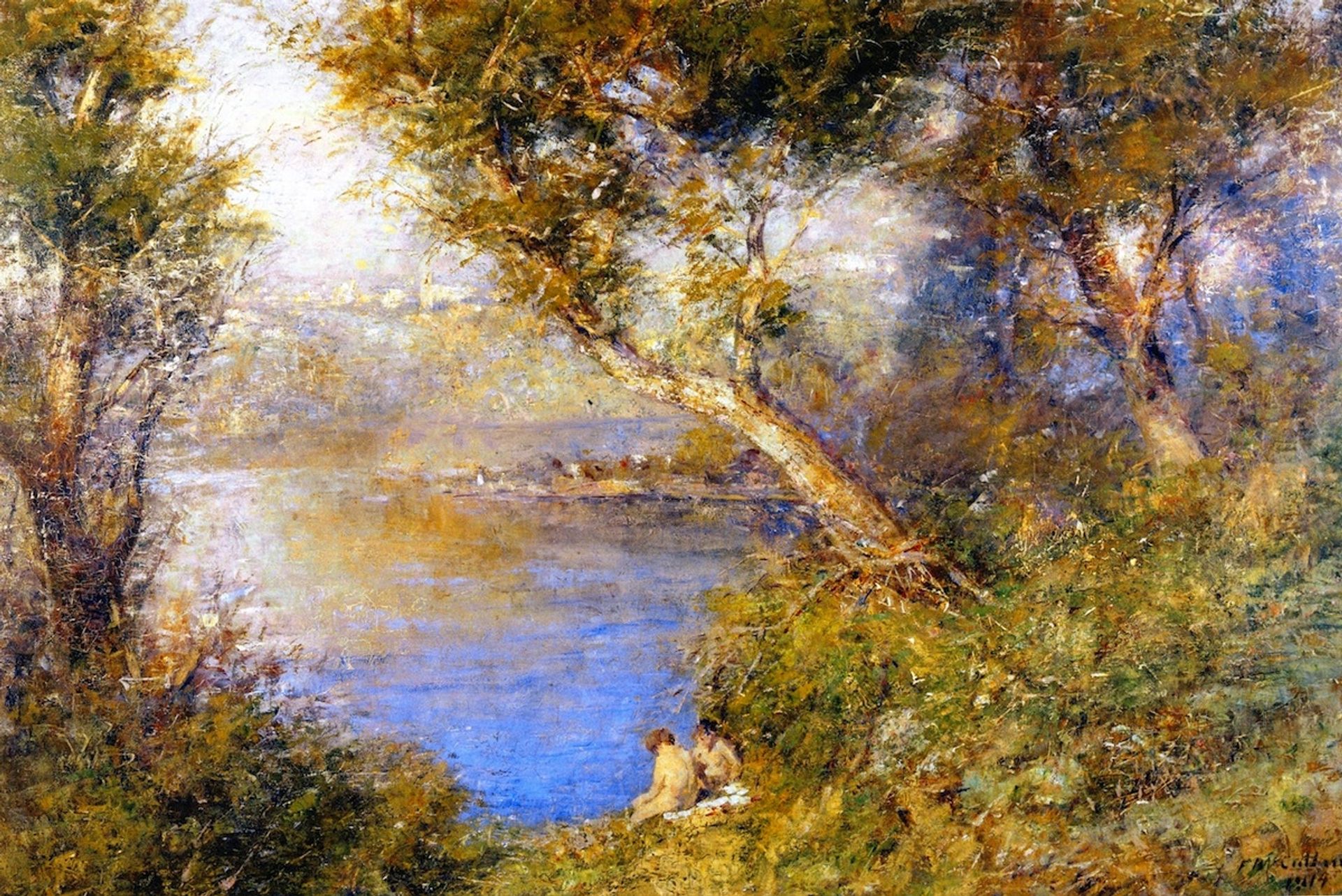 Golden sunlight by Frederick McCubbin