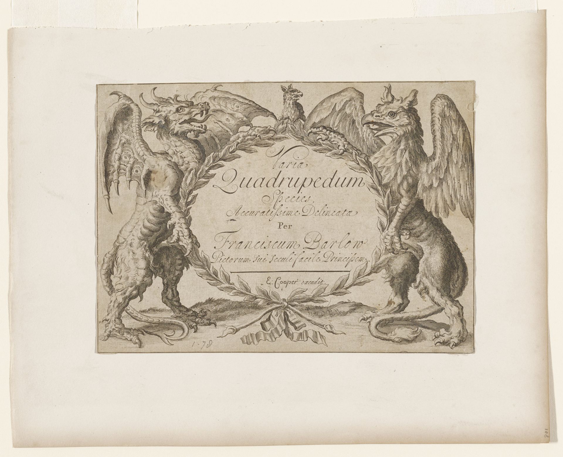 Print by Francis Barlow