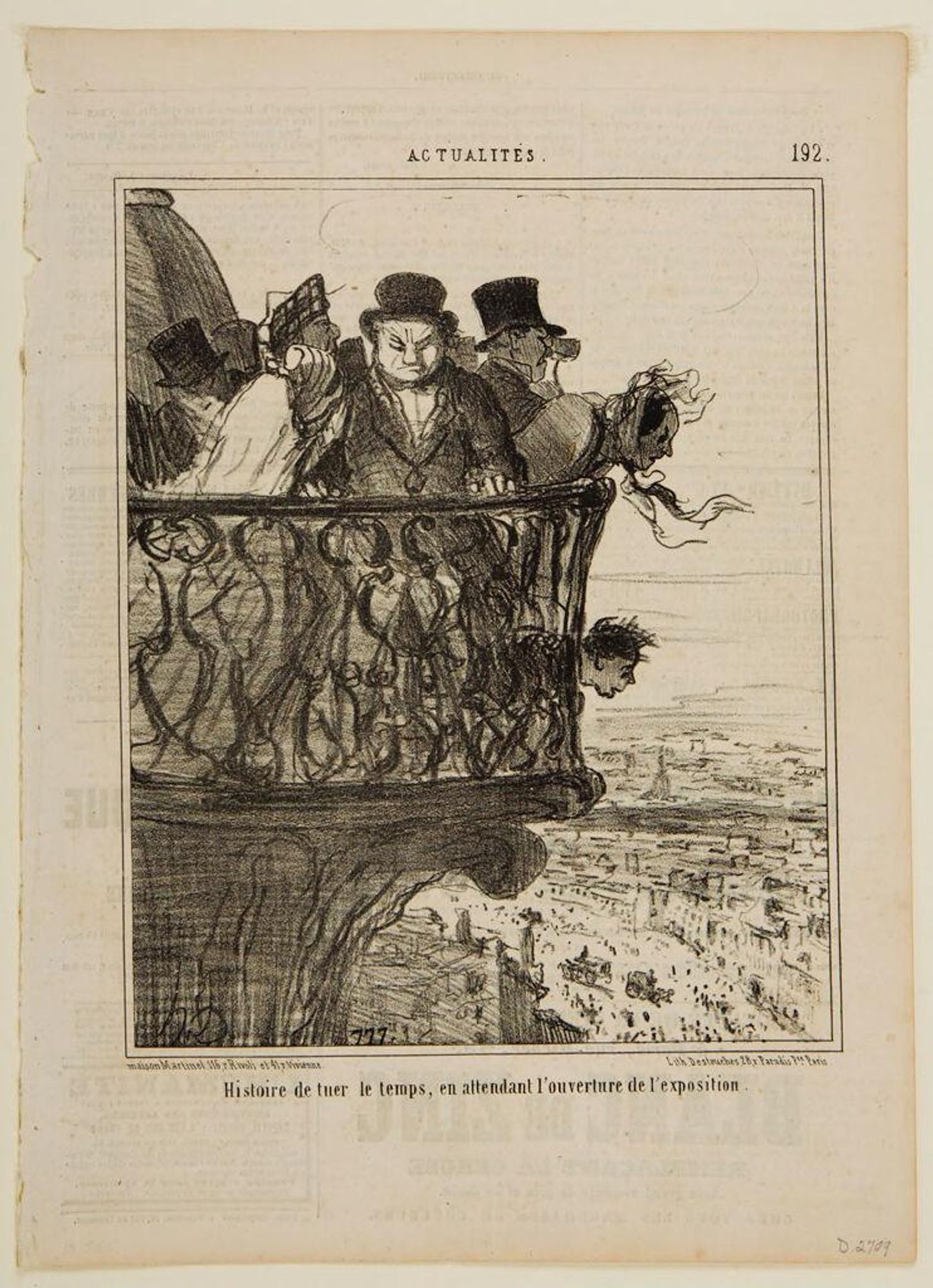 Killing Time... by Honoré Daumier