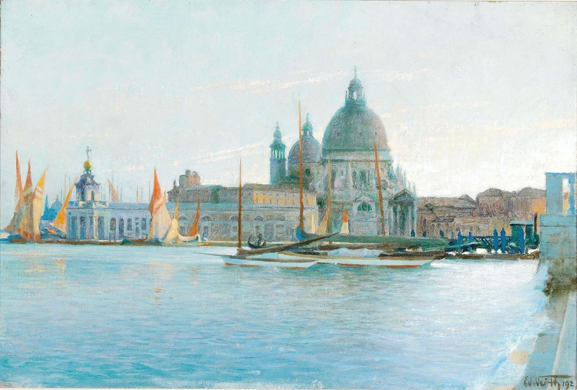 Venezia-Santa Maria Della Salute by Eduard Veith