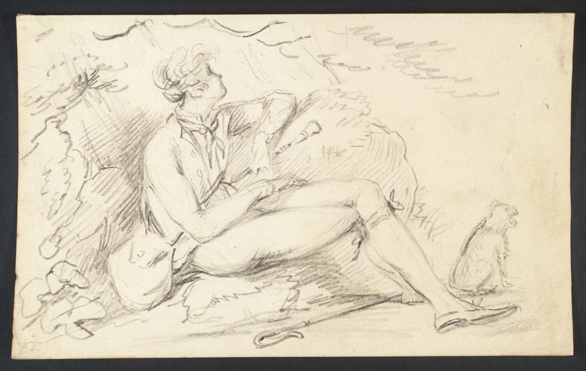 A Shepherd by  Moses  the Elder Haughton