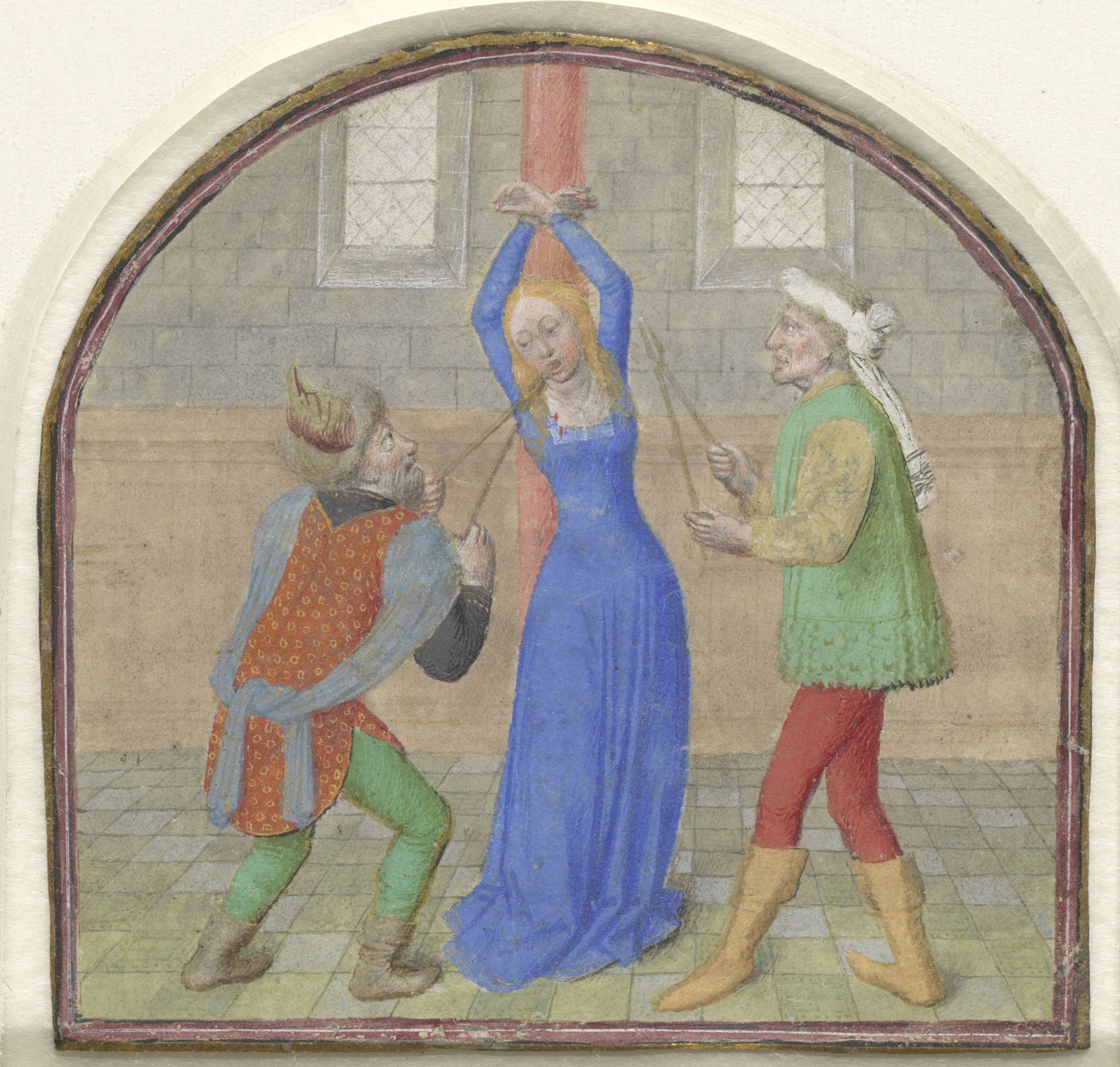 Het martelaarschap van H. Appolonia by Simon Marmion