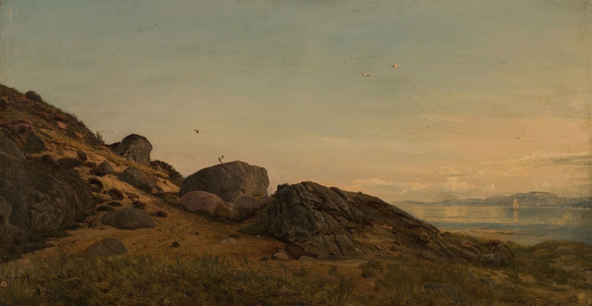 Hobde, Mandal by Amaldus Nielsen