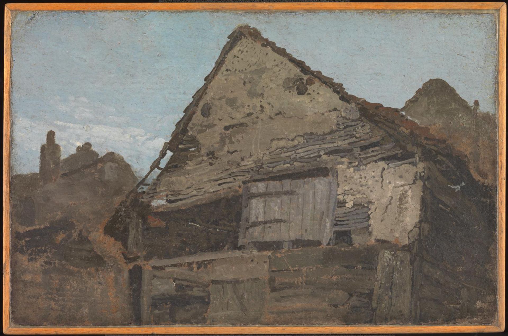 Study of Buildings (‘Study from Nature’) by John Linnell
