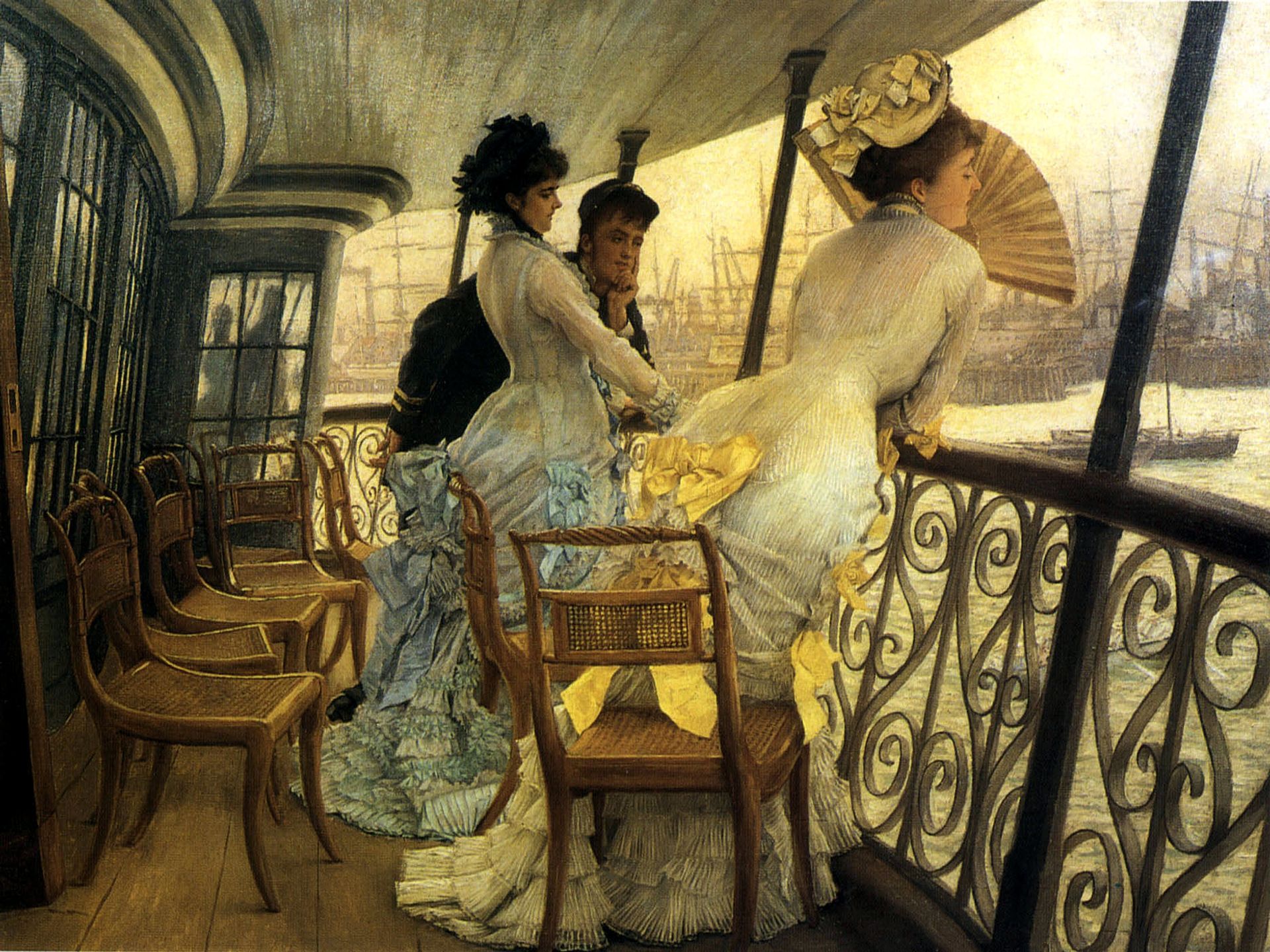 Remembrance Ball on Board by James Tissot