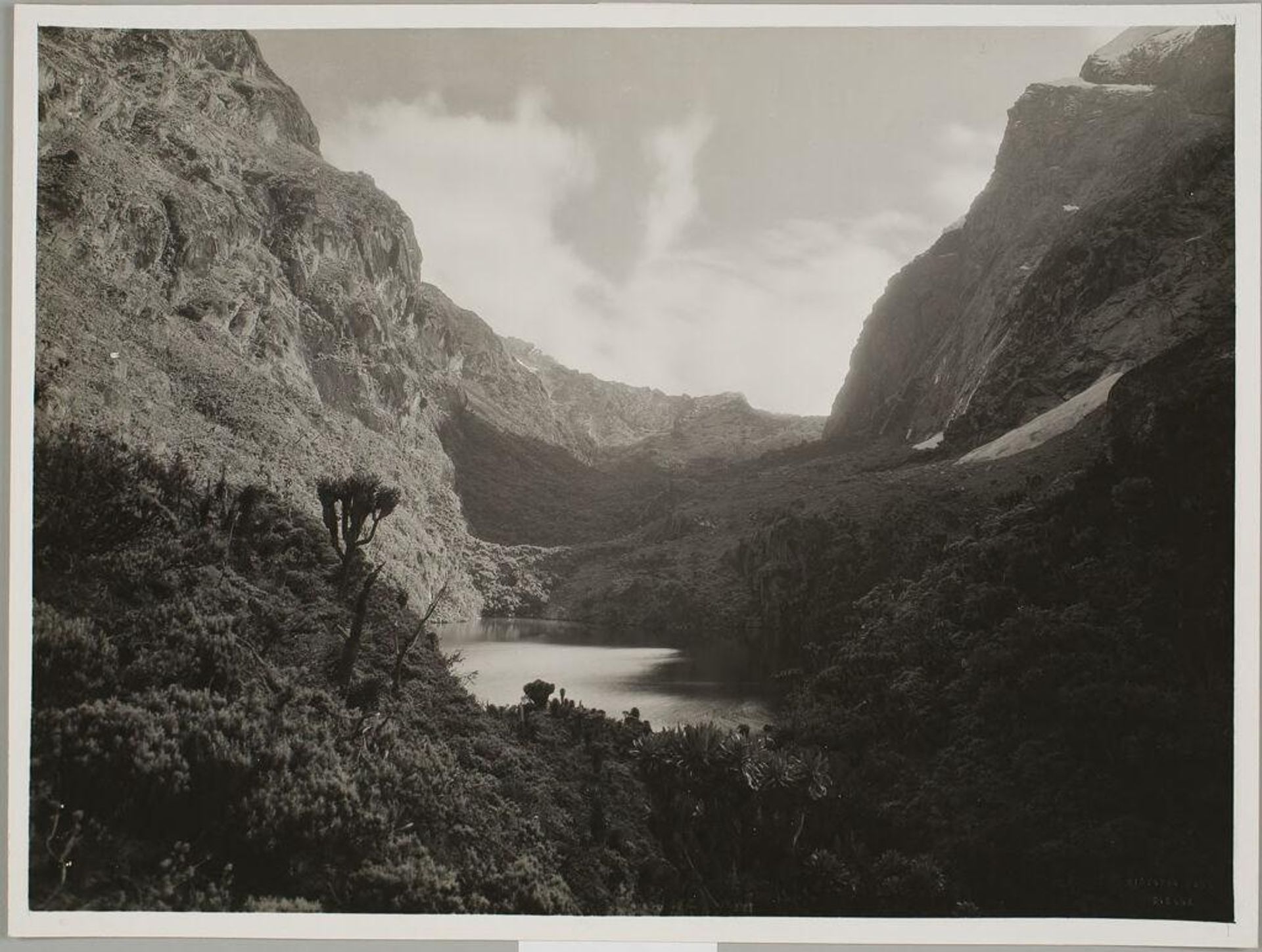 The Upper Lake and Valley to the West of Mt. Baker, Ruwenzori by Vittorio Sella