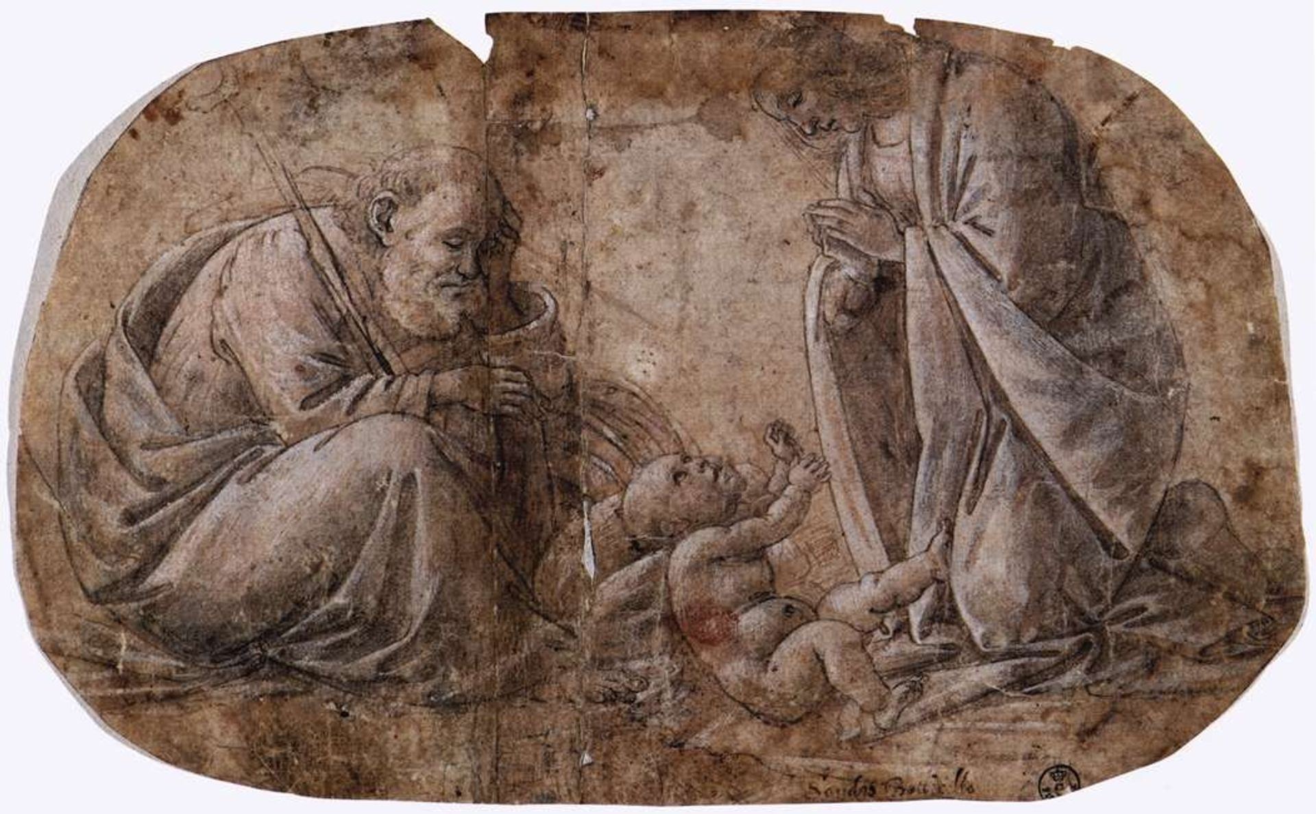 Adoration of the Child by Sandro Botticelli