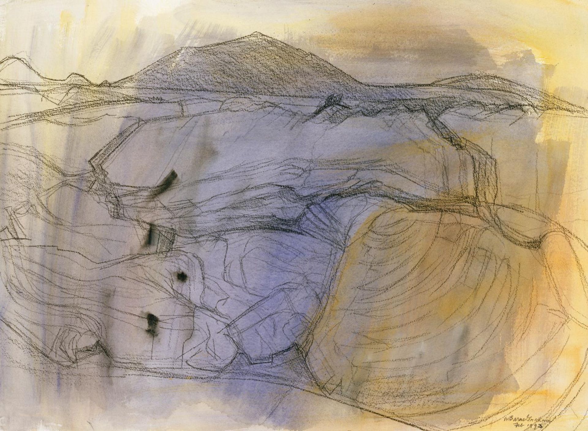 Lava Movement, La Geria by  Wilhelmina Barns-Graham