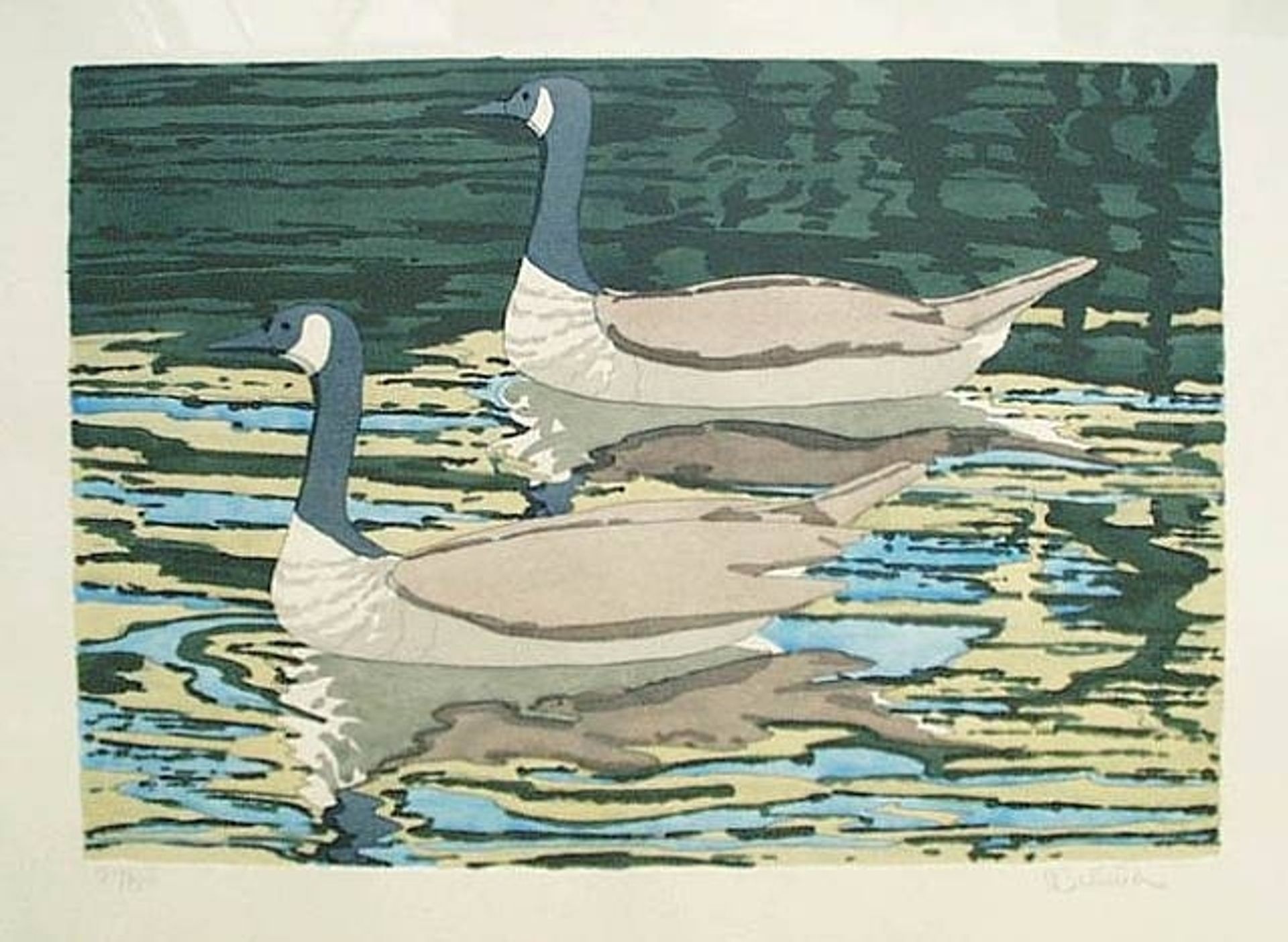 Canadian Geese by Neil Welliver