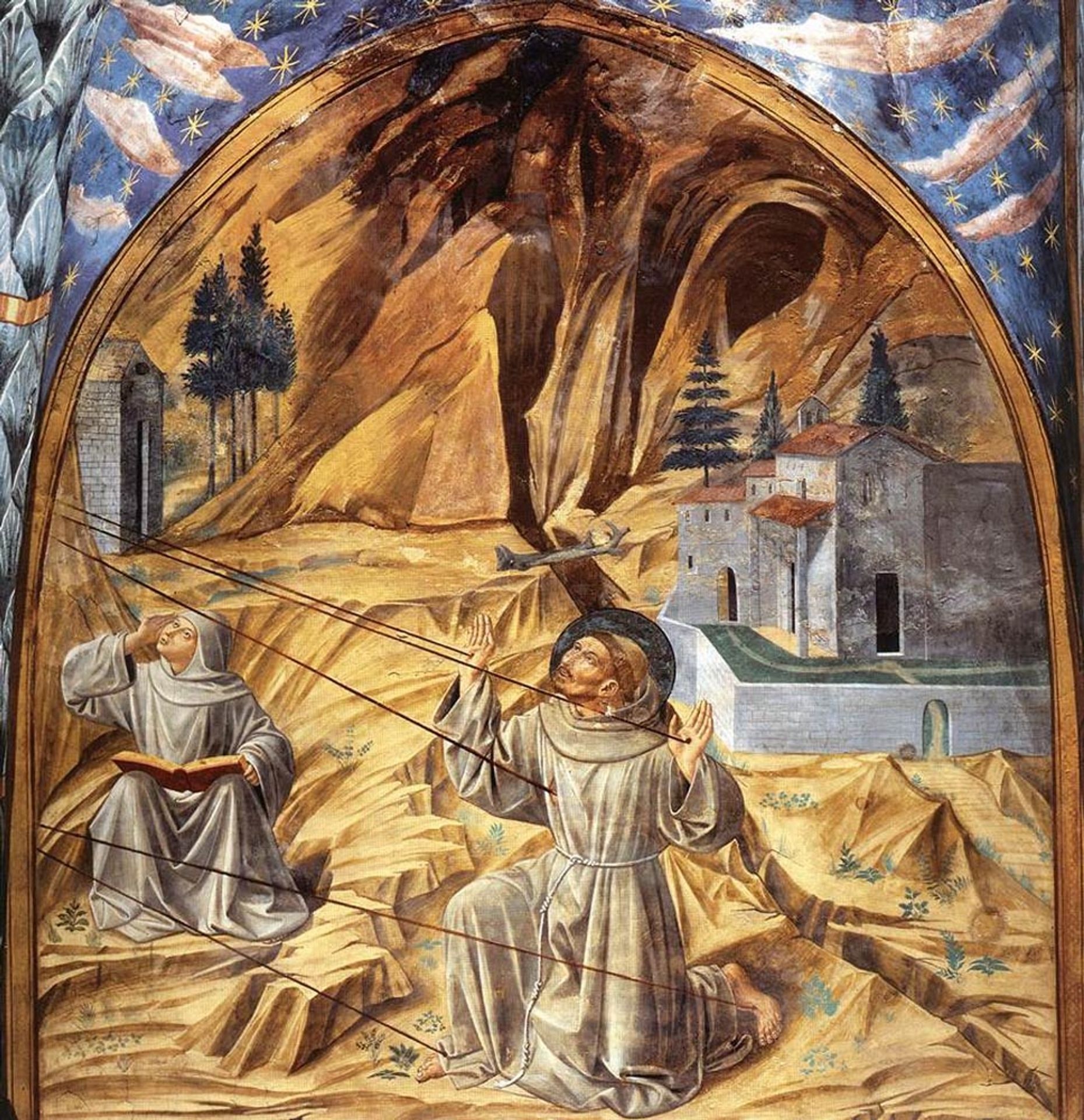 Stigmatization of St. Francis by Benozzo Gozzoli