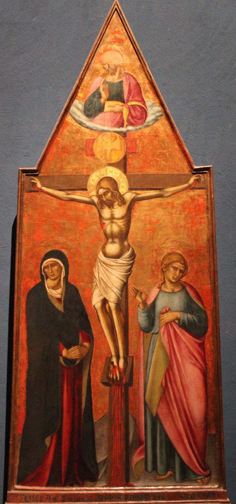 Crucifixión by Luca di Tommé