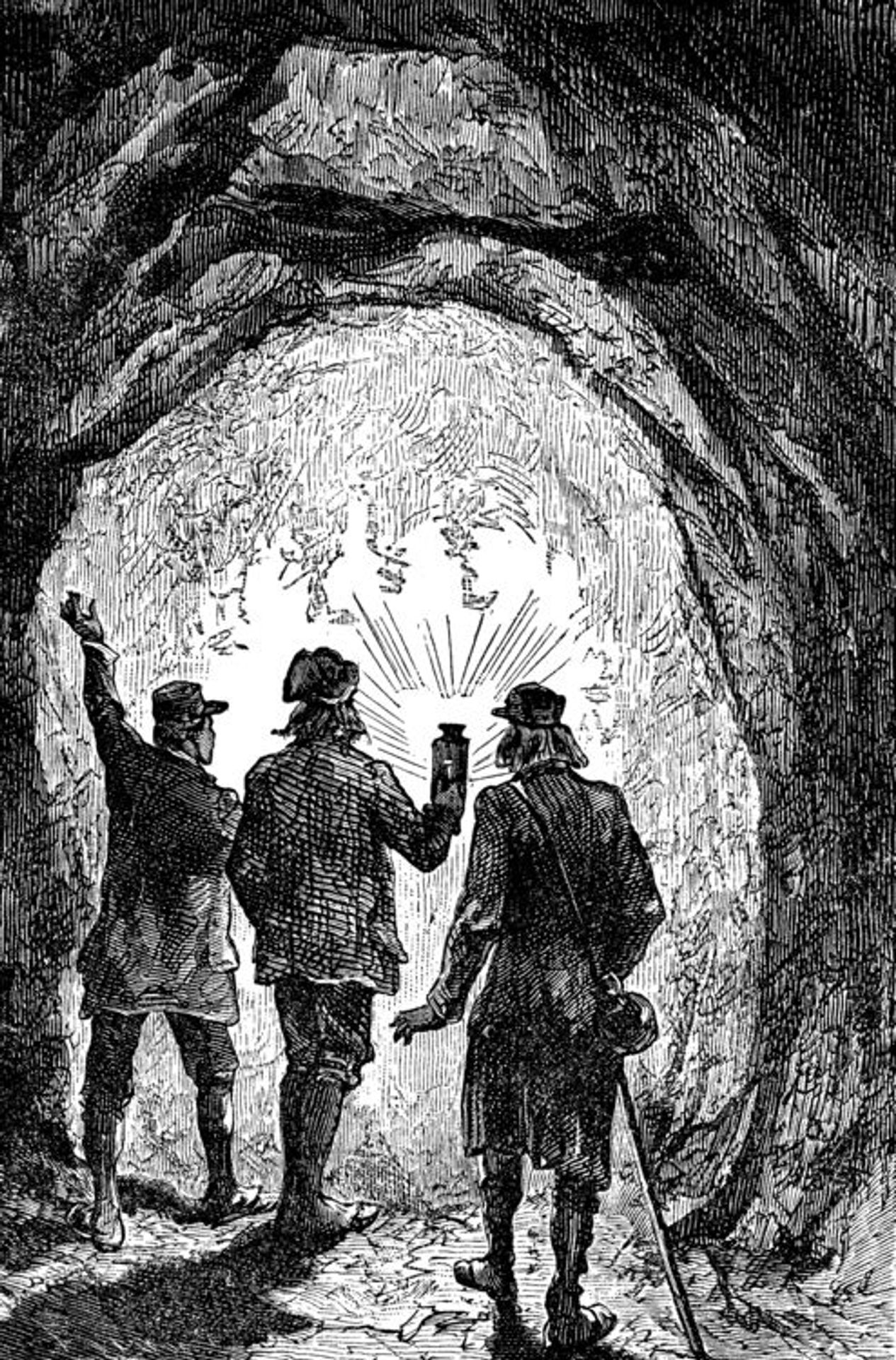 Journey to the Center of the Earth by Edouard Riou