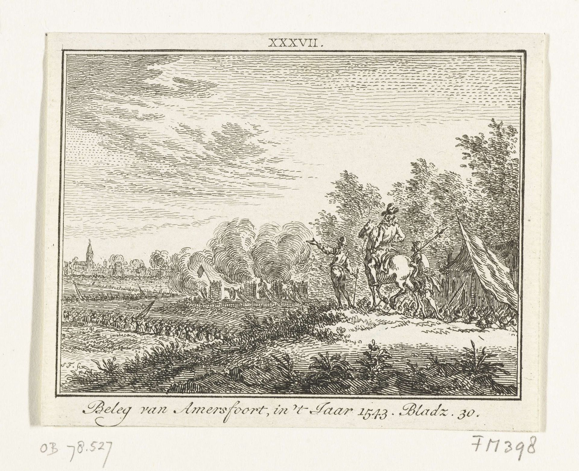 Beleg van Amersfoort, 1543 by Simon Fokke
