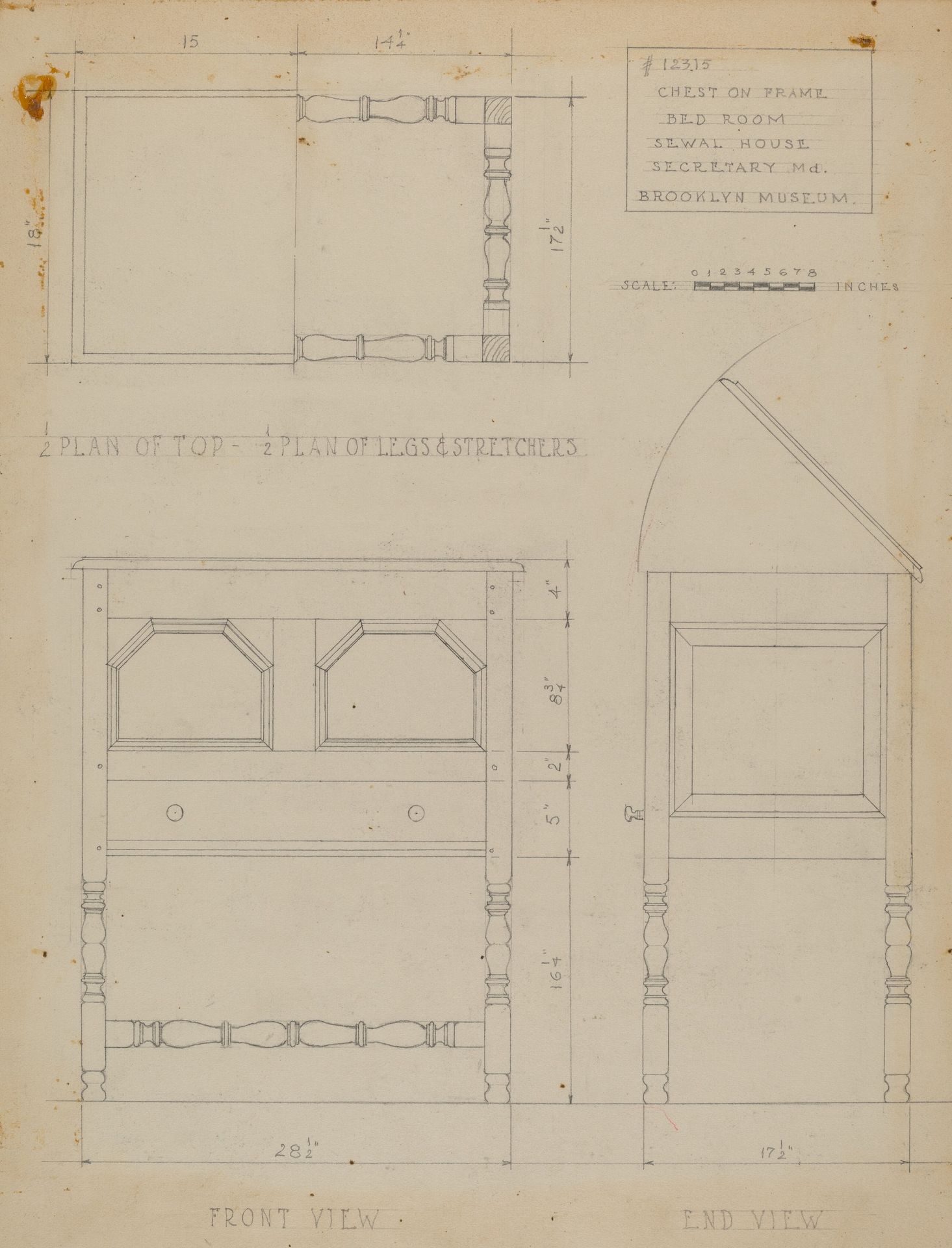 Chest on Frame by B. Holst-Grubbe