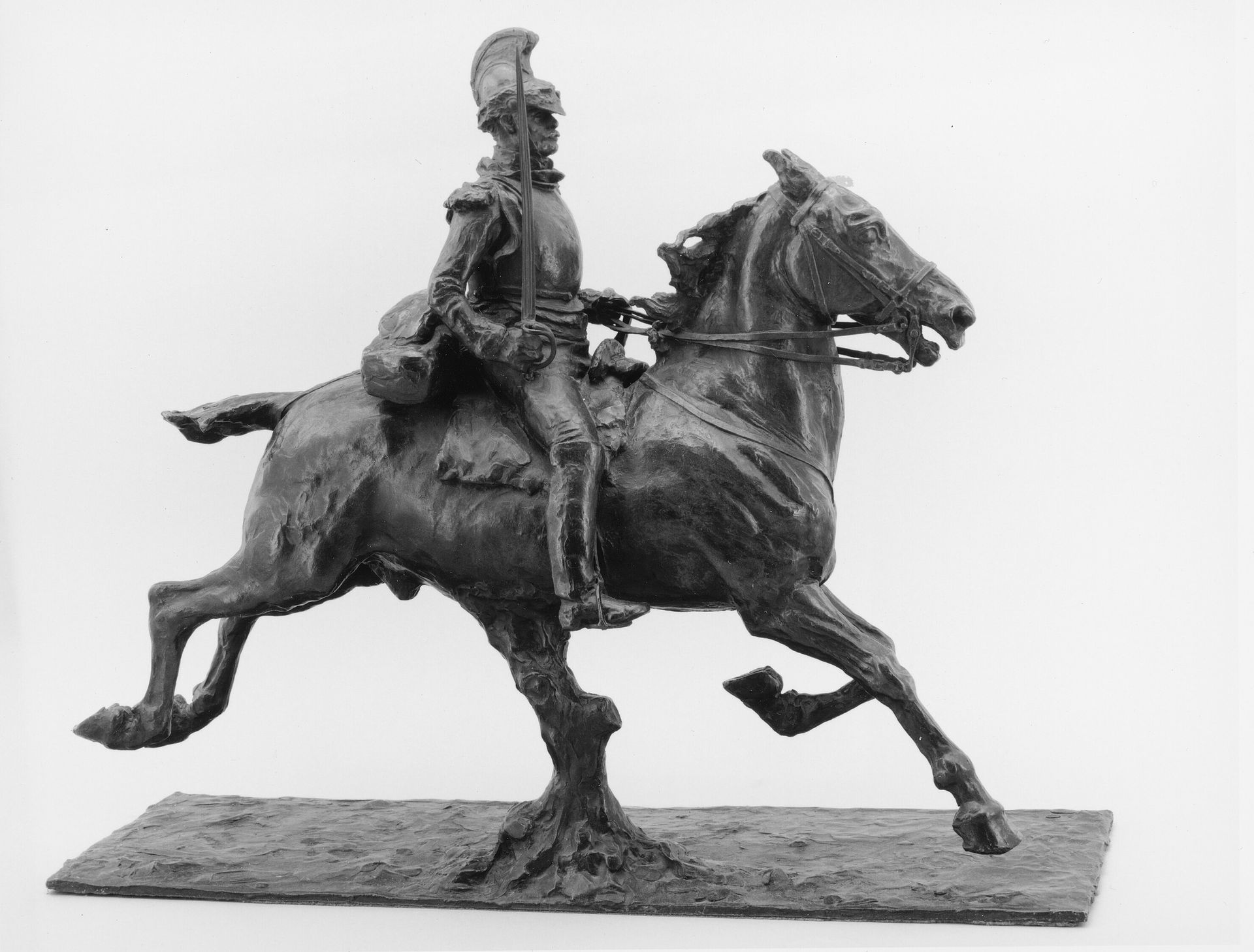 Cuirassier with Drawn Sword by Ernest Meissonier