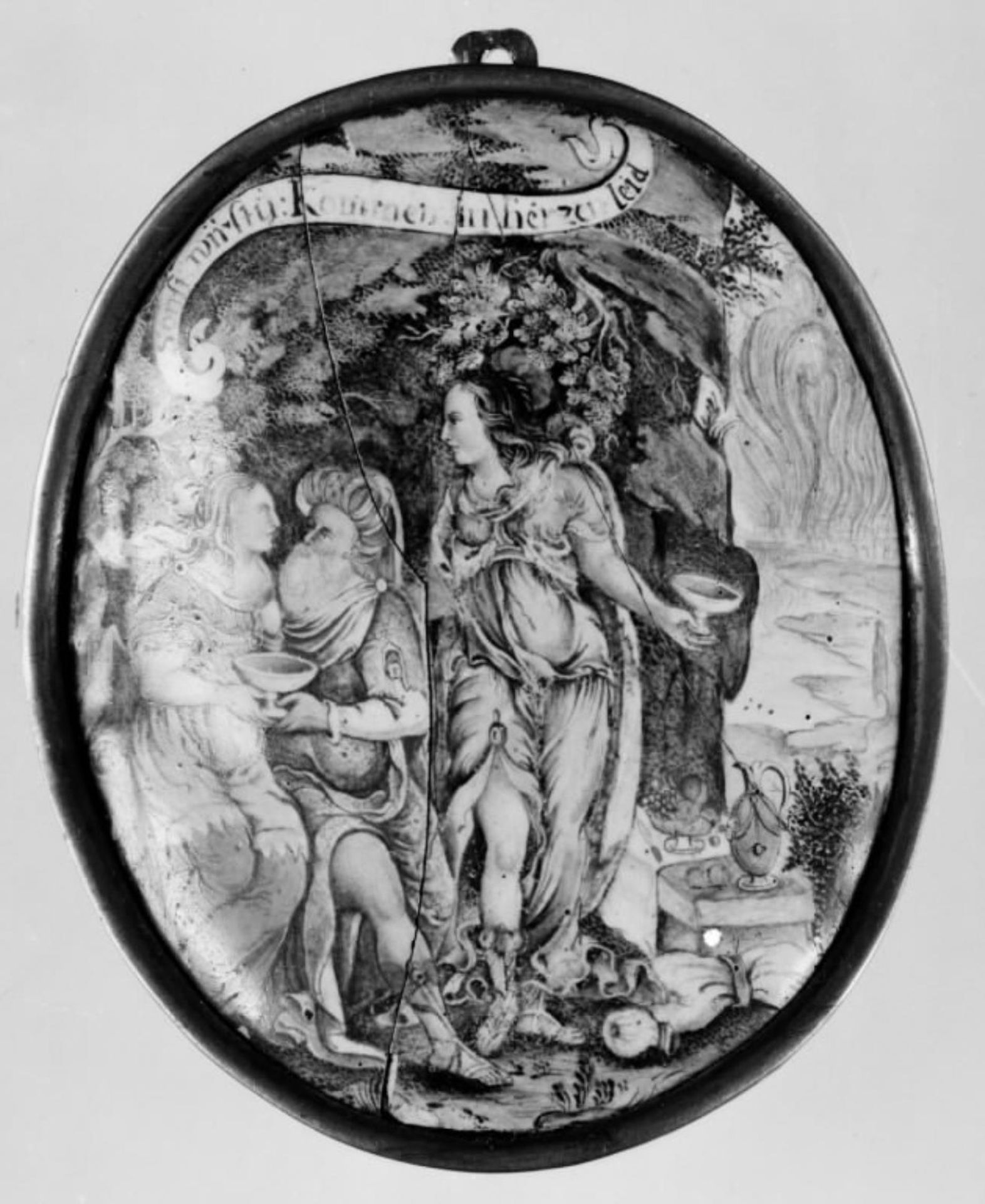 Lot and his two Daughters by Anonymous