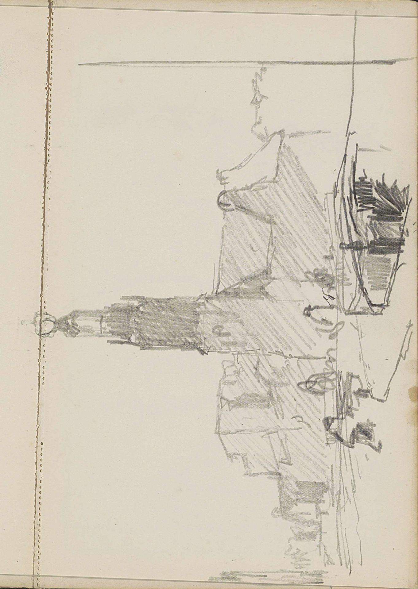 Kerk bij een brug over een gracht by Cornelis Vreedenburgh