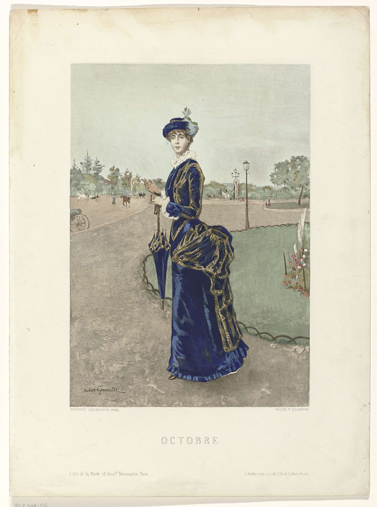 L'Art de la Mode, 1880 : Octobre by Paul Dujardin