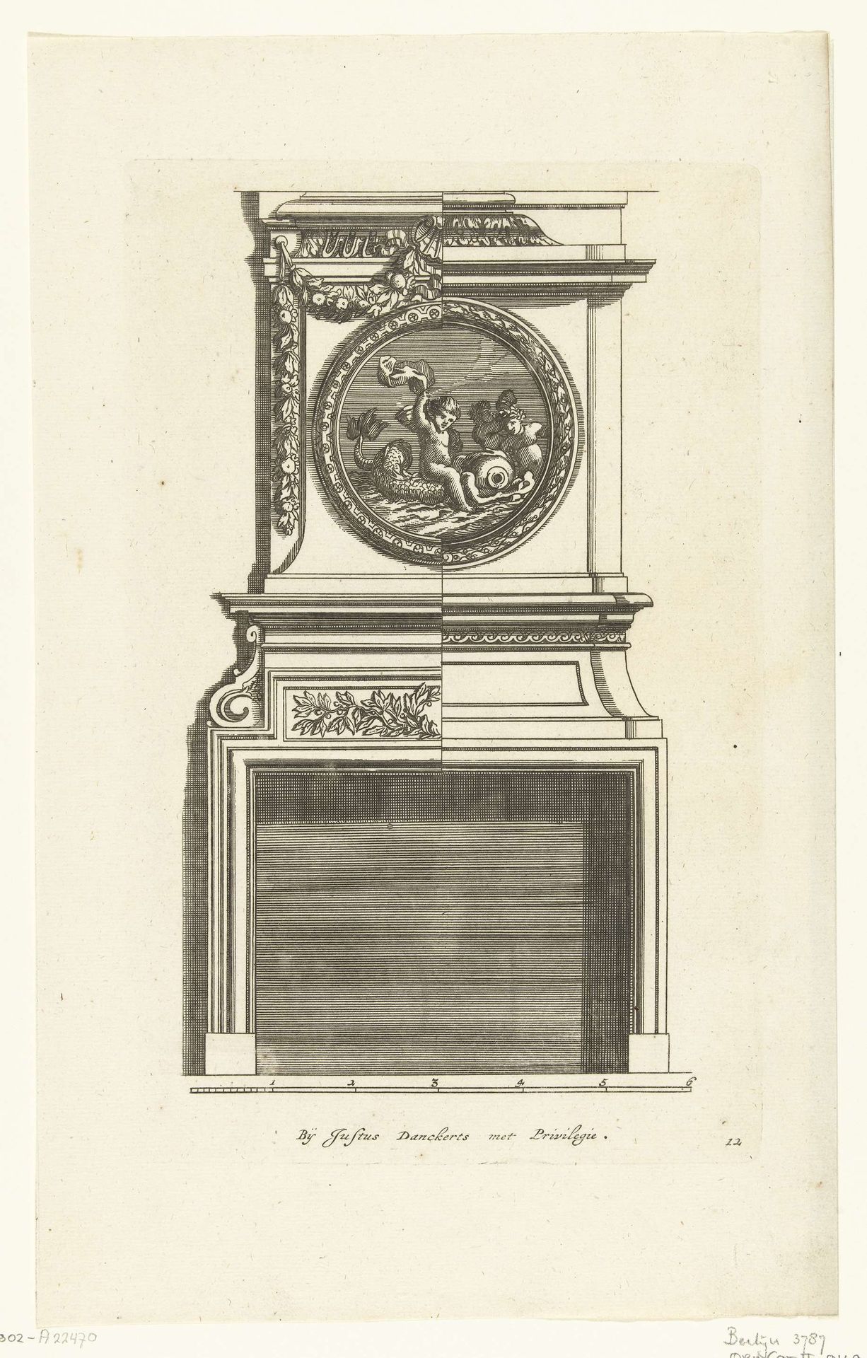 Onderboezem met variant voor rechterhelft by Cornelis (I) Danckerts