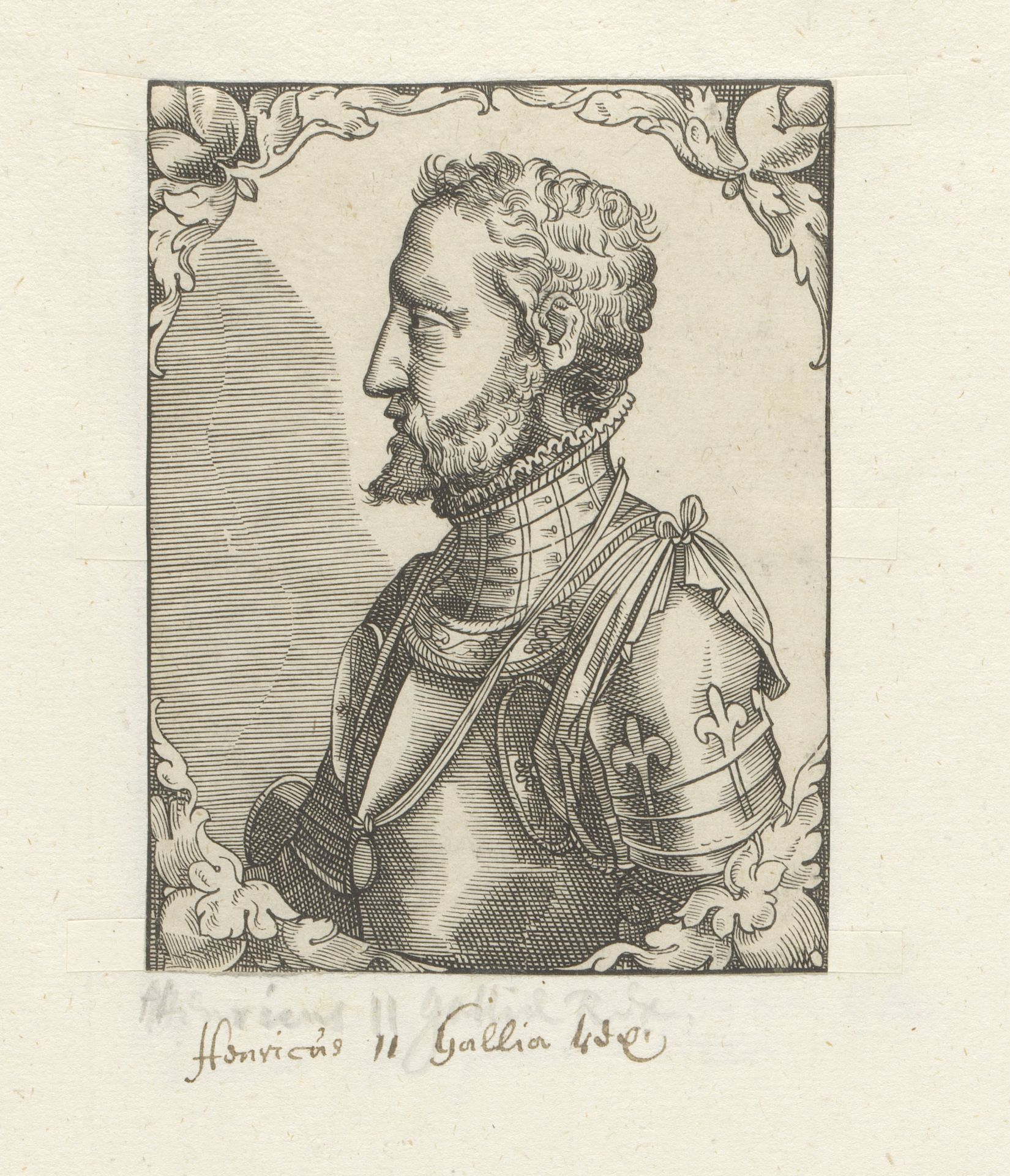 Portret van Hendrik II, koning van Frankrijk by Anonymous