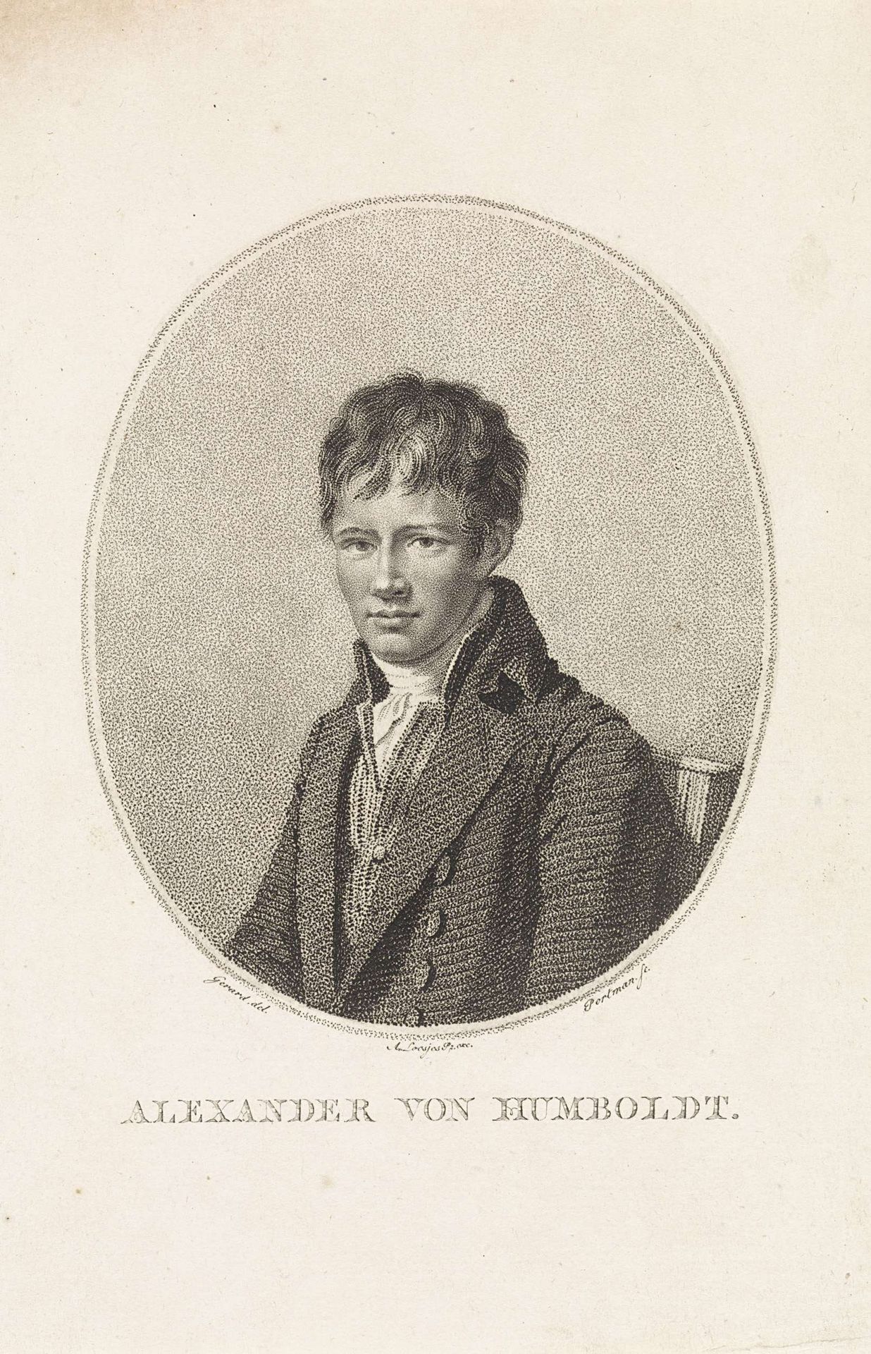 Portret van de Duitse wetenschapper Alexander von Humboldt by Ludwig Gottlieb Portman