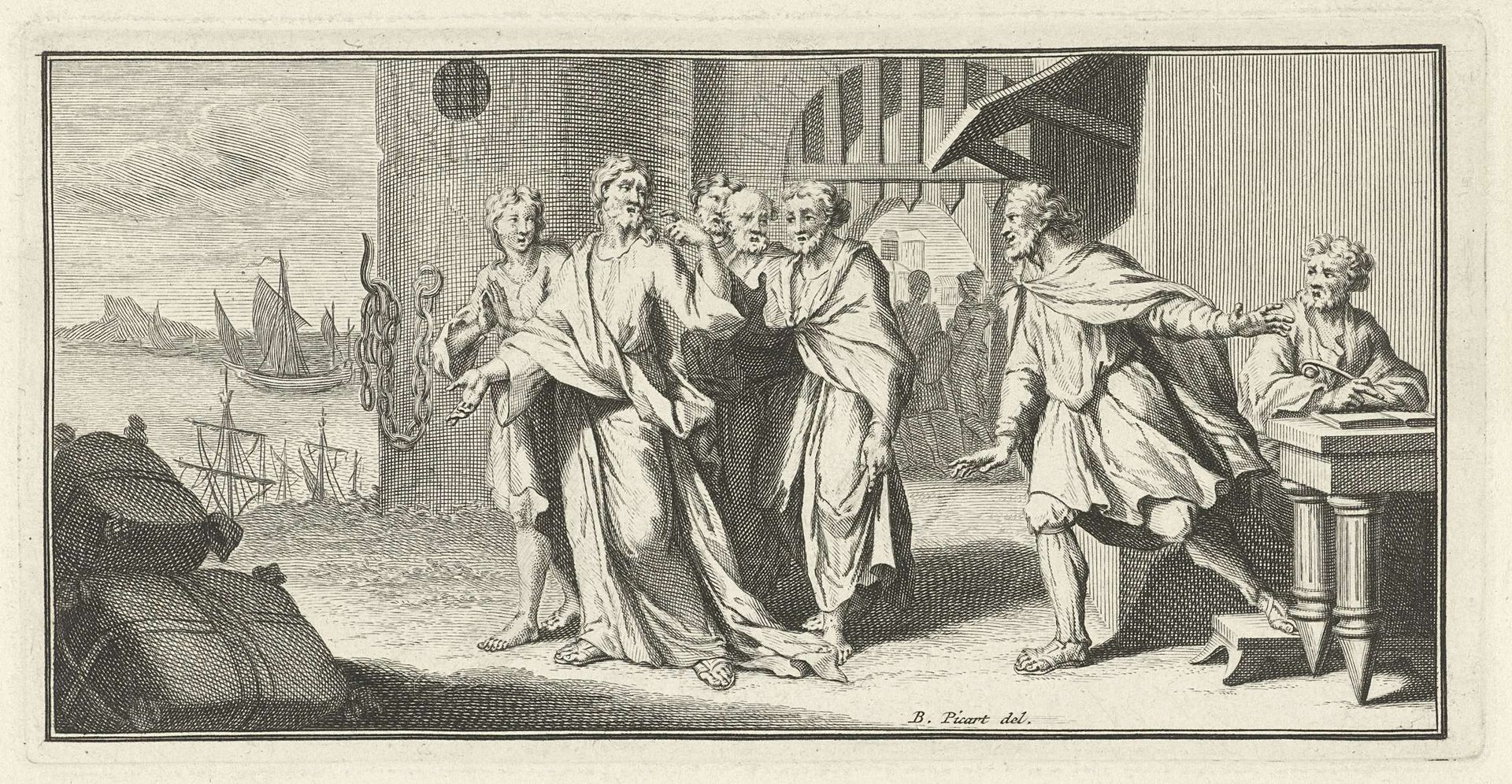 Opdracht van Christus by Bernard Picart