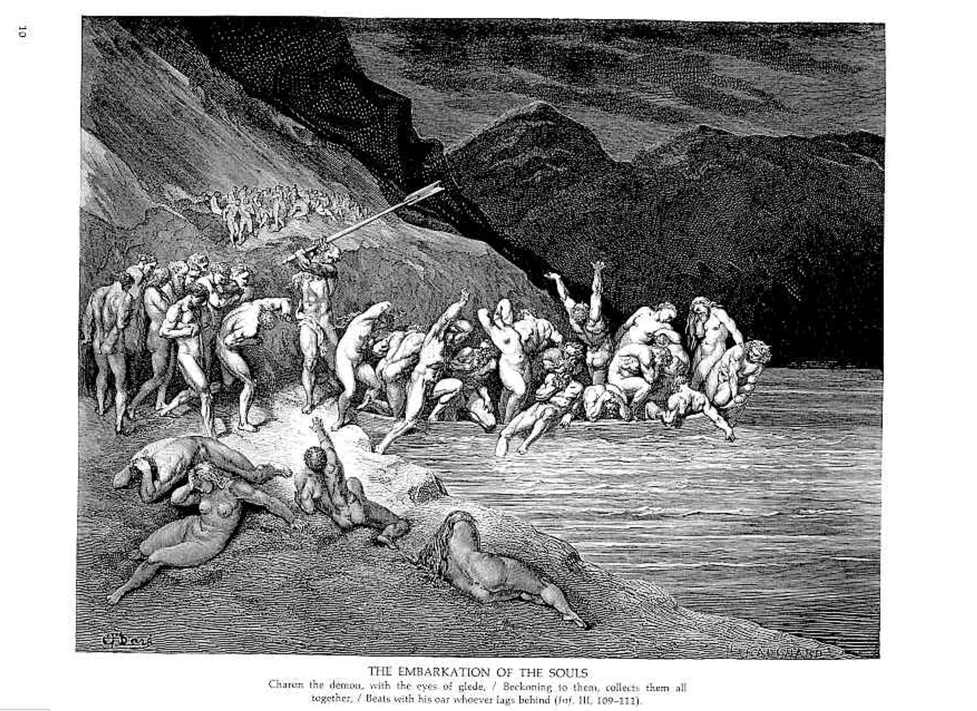 The Embarkation of the Souls by Gustave Dore