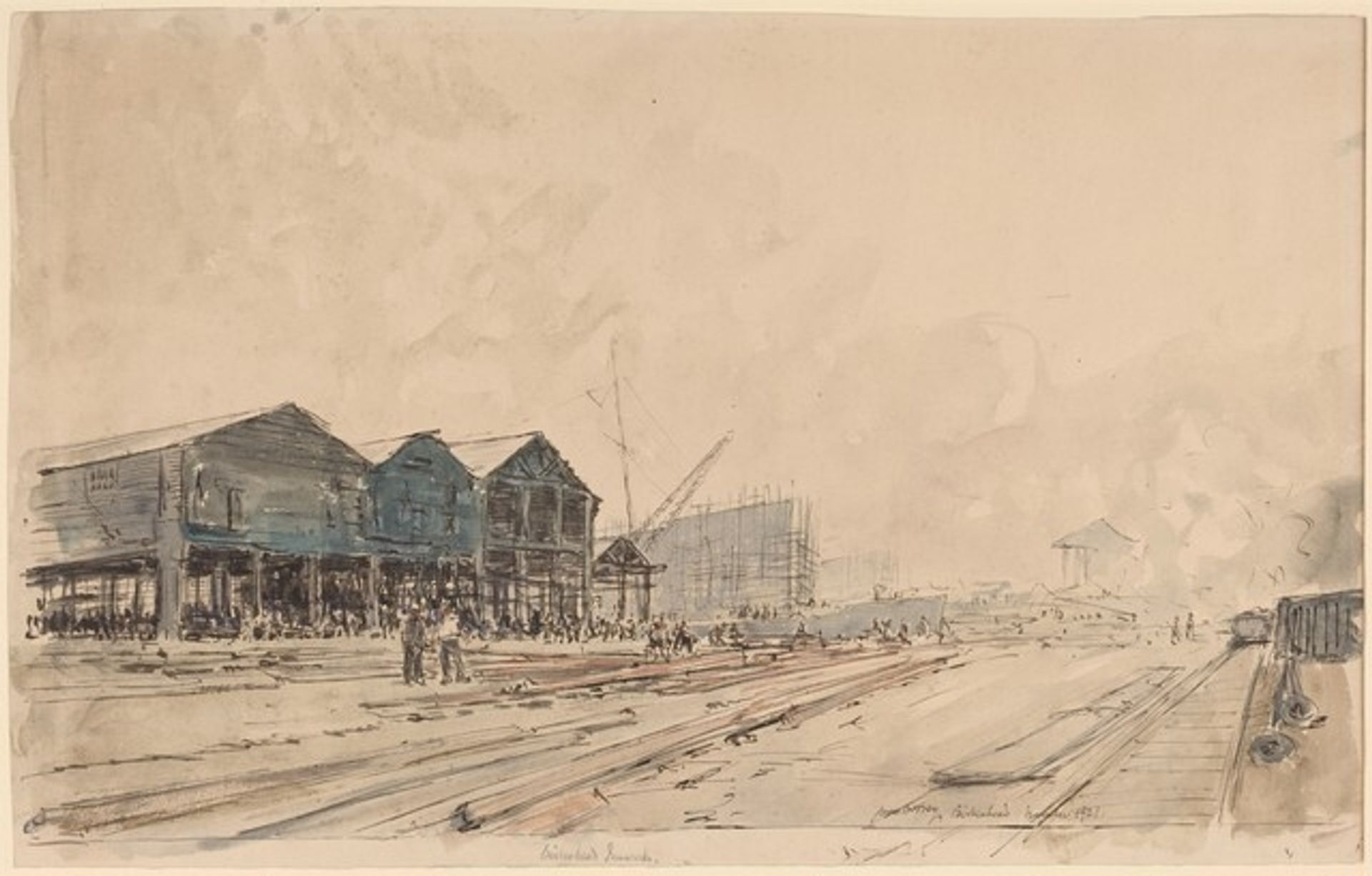 Birkenhead Ironworks by James McBey