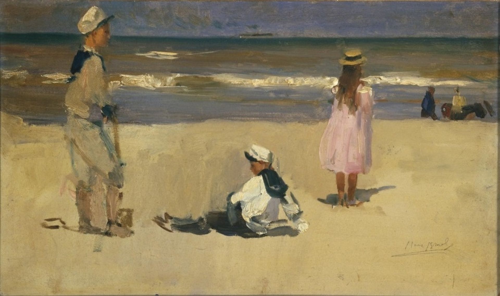 At the Beach by Isaac Israels